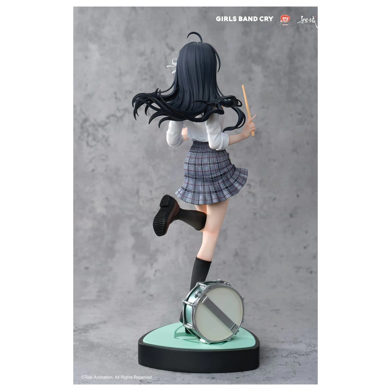 Girls Band Cry Natsu wo Mankitsu shite Sakebe Series No. 2 PVC Statue 1/7 Subaru Awa 26 cm        product photo