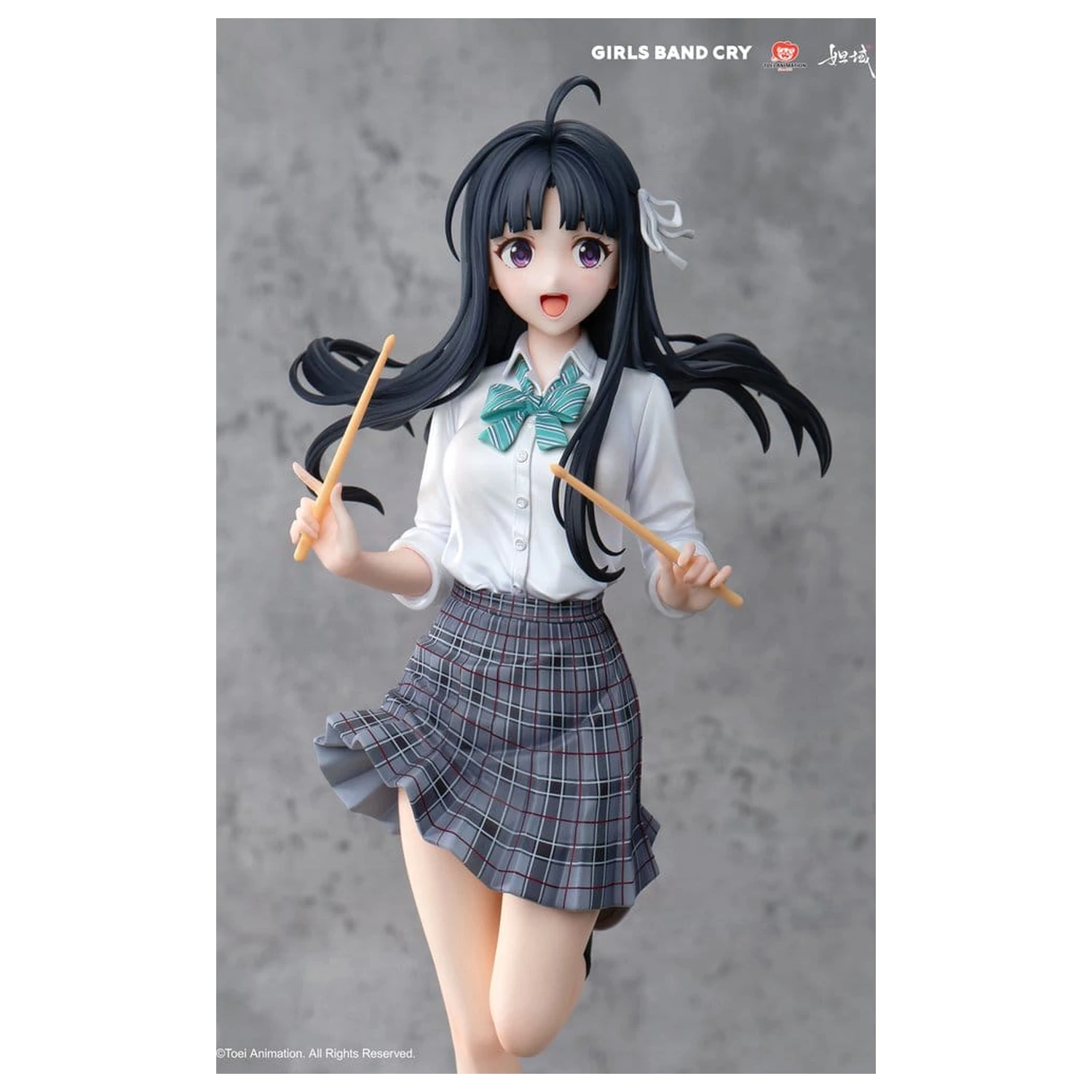Girls Band Cry Natsu wo Mankitsu shite Sakebe Series No. 2 PVC Statue 1/7 Subaru Awa 26 cm        product photo