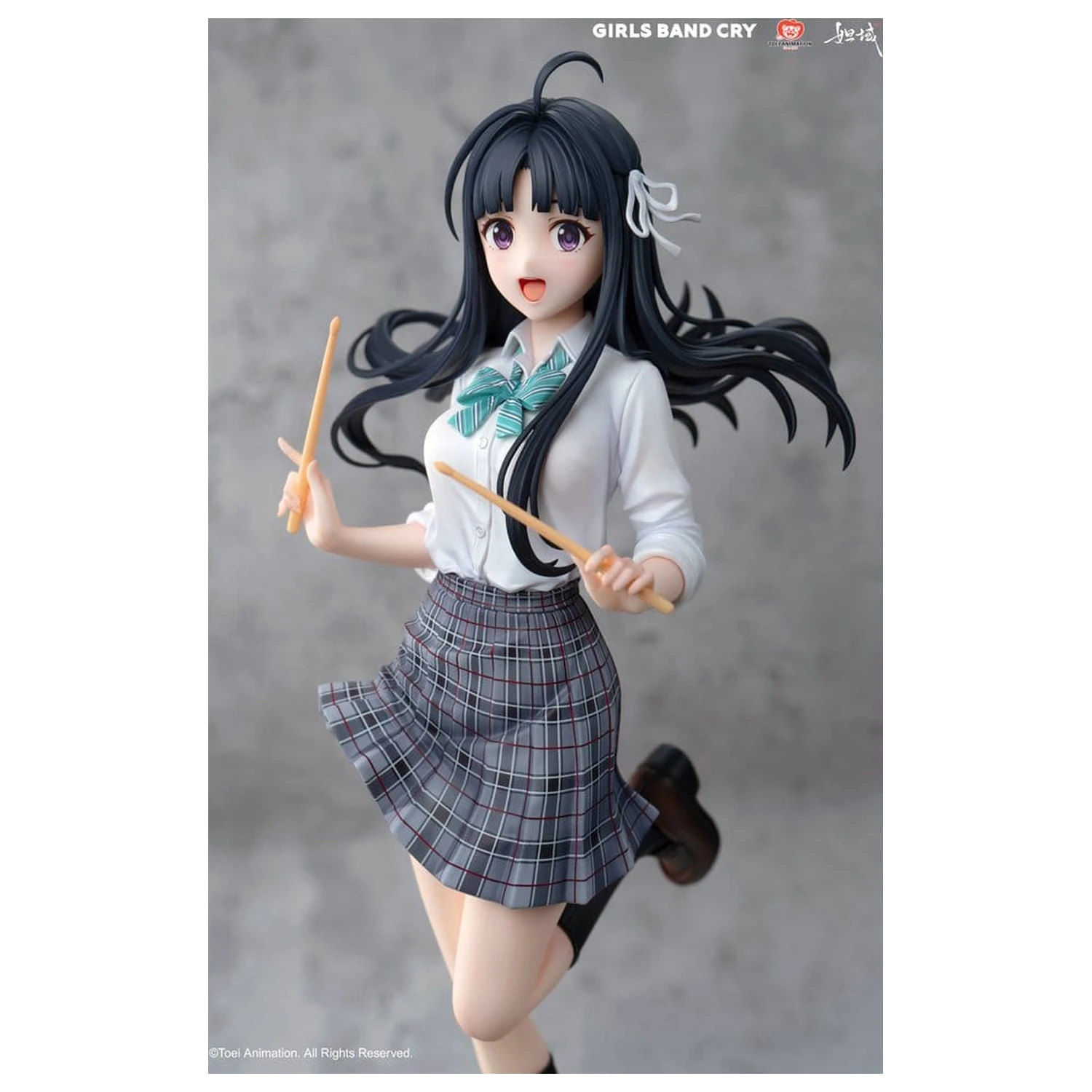 Girls Band Cry Natsu wo Mankitsu shite Sakebe Series No. 2 PVC Statue 1/7 Subaru Awa 26 cm        product photo