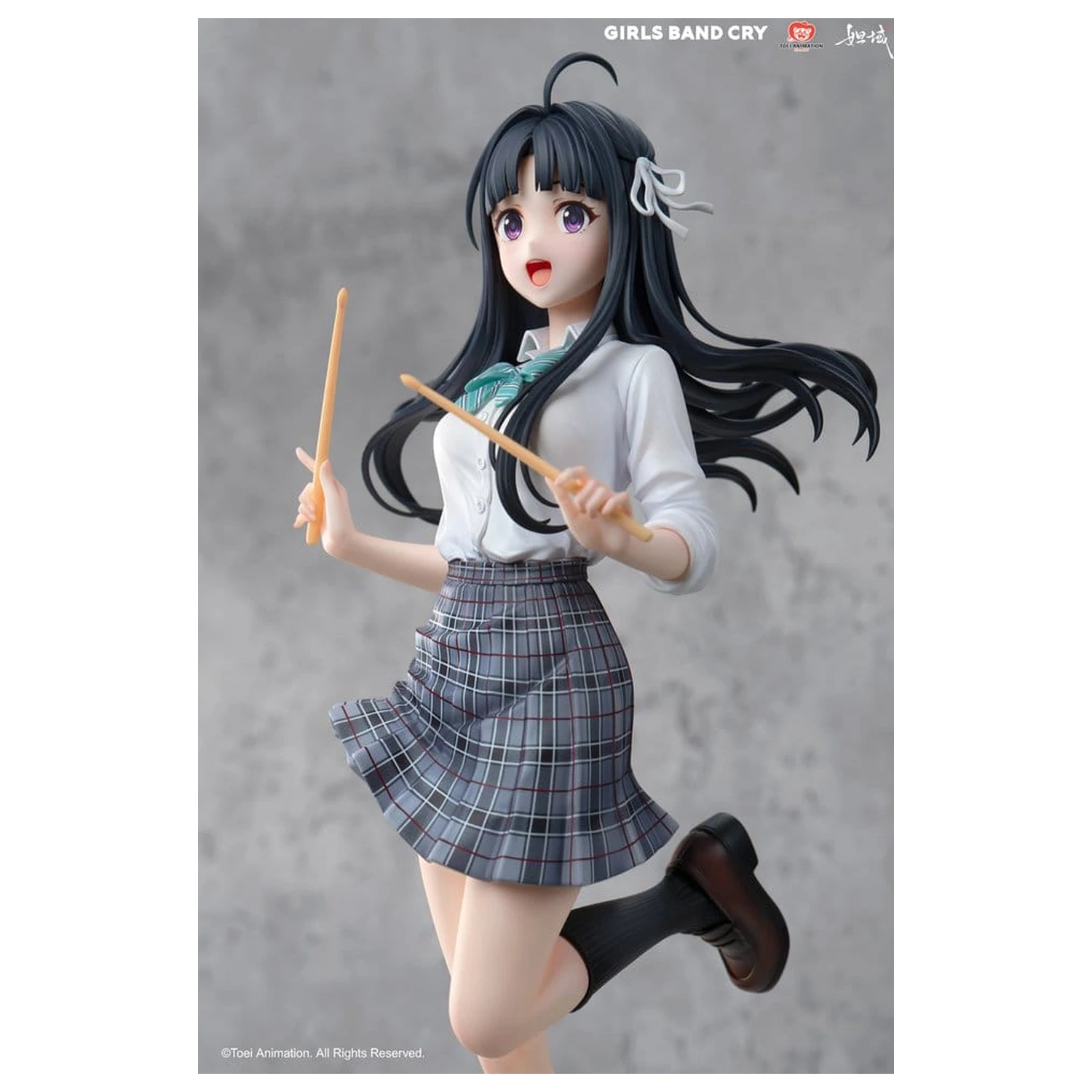 Girls Band Cry Natsu wo Mankitsu shite Sakebe Series No. 2 PVC Statue 1/7 Subaru Awa 26 cm        product photo