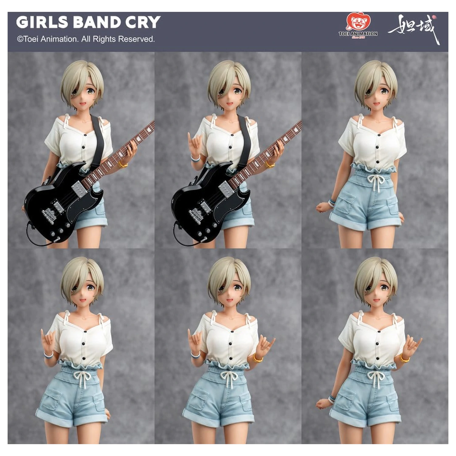 Girls Band Cry Natsu wo Mankitsu shite Sakebe Series No. 3 PVC Statue 1/7 Rupa 26 cm    product photo