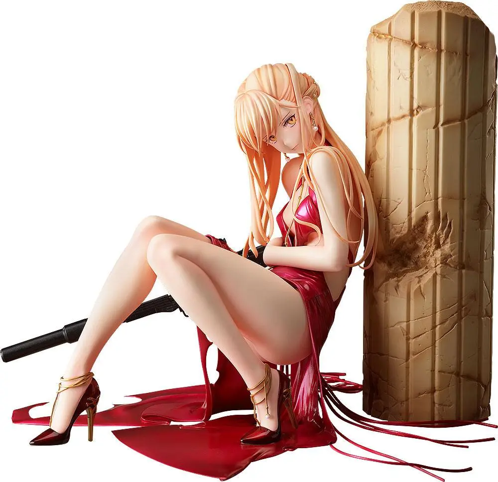 Girls Frontline PVC Statue 1/4 OTs-14 Groza: Dinner Dictator Heavy Damage Ver. 21 cm product photo