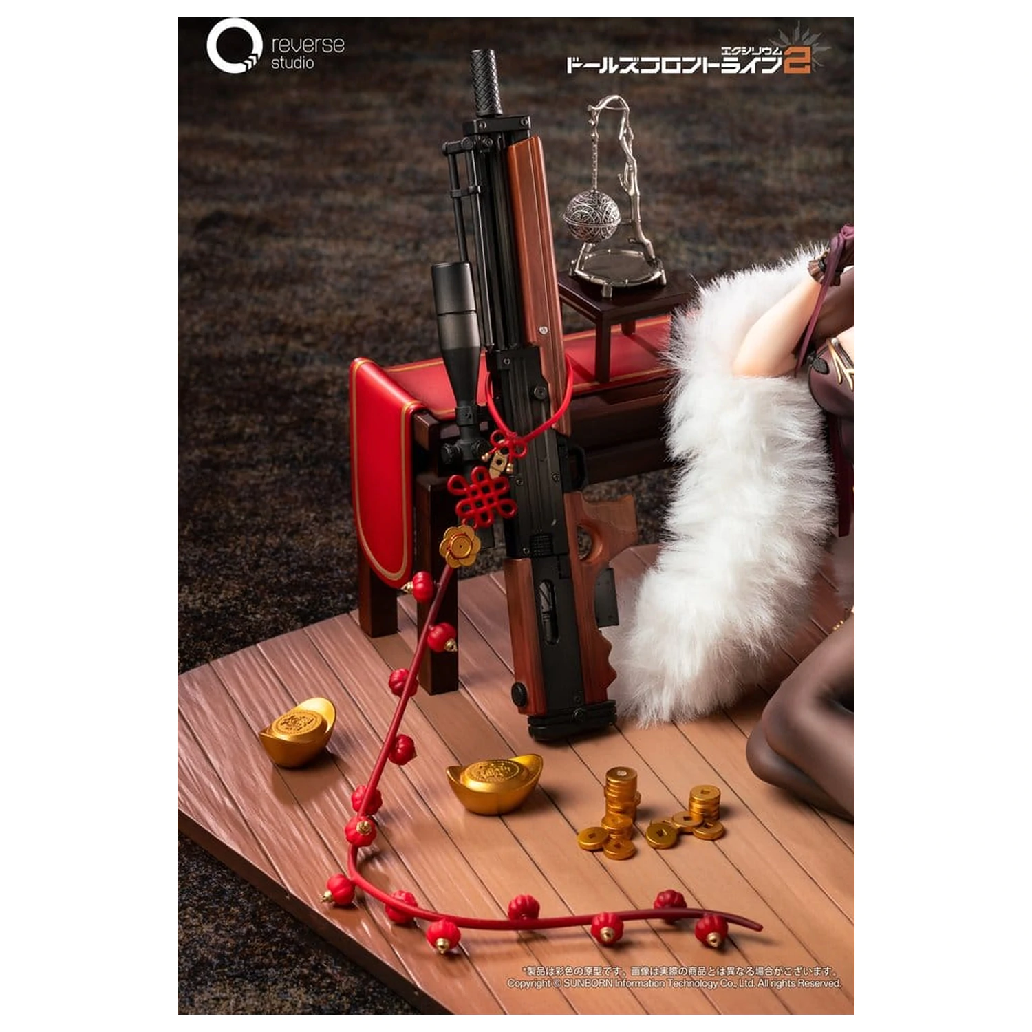 Girls´ Frontline 2: Exilium Statue 1/6 Makiatto: Embroidered Bamboo, Blooming Shadows Ver. 13 cm     product photo