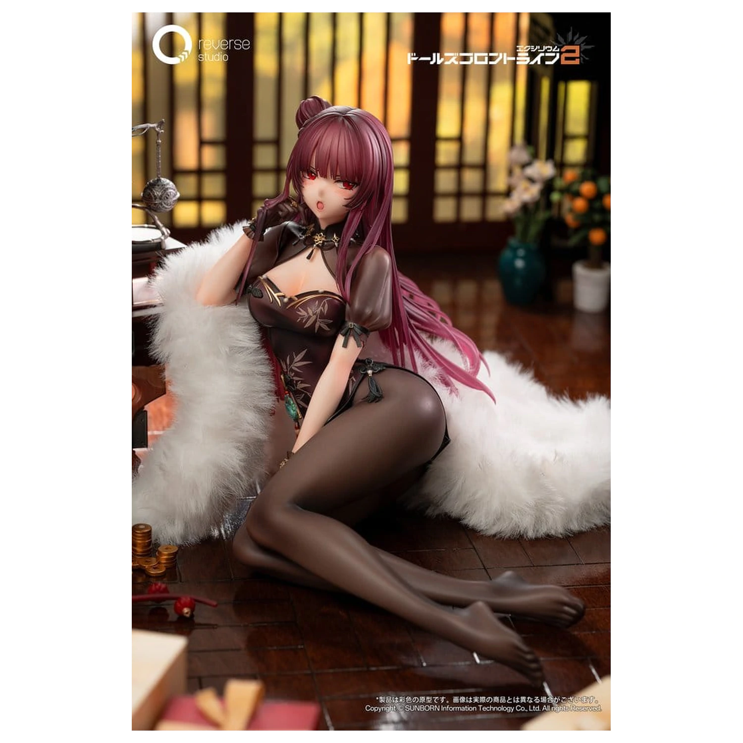 Girls´ Frontline 2: Exilium Statue 1/6 Makiatto: Embroidered Bamboo, Blooming Shadows Ver. 13 cm     product photo