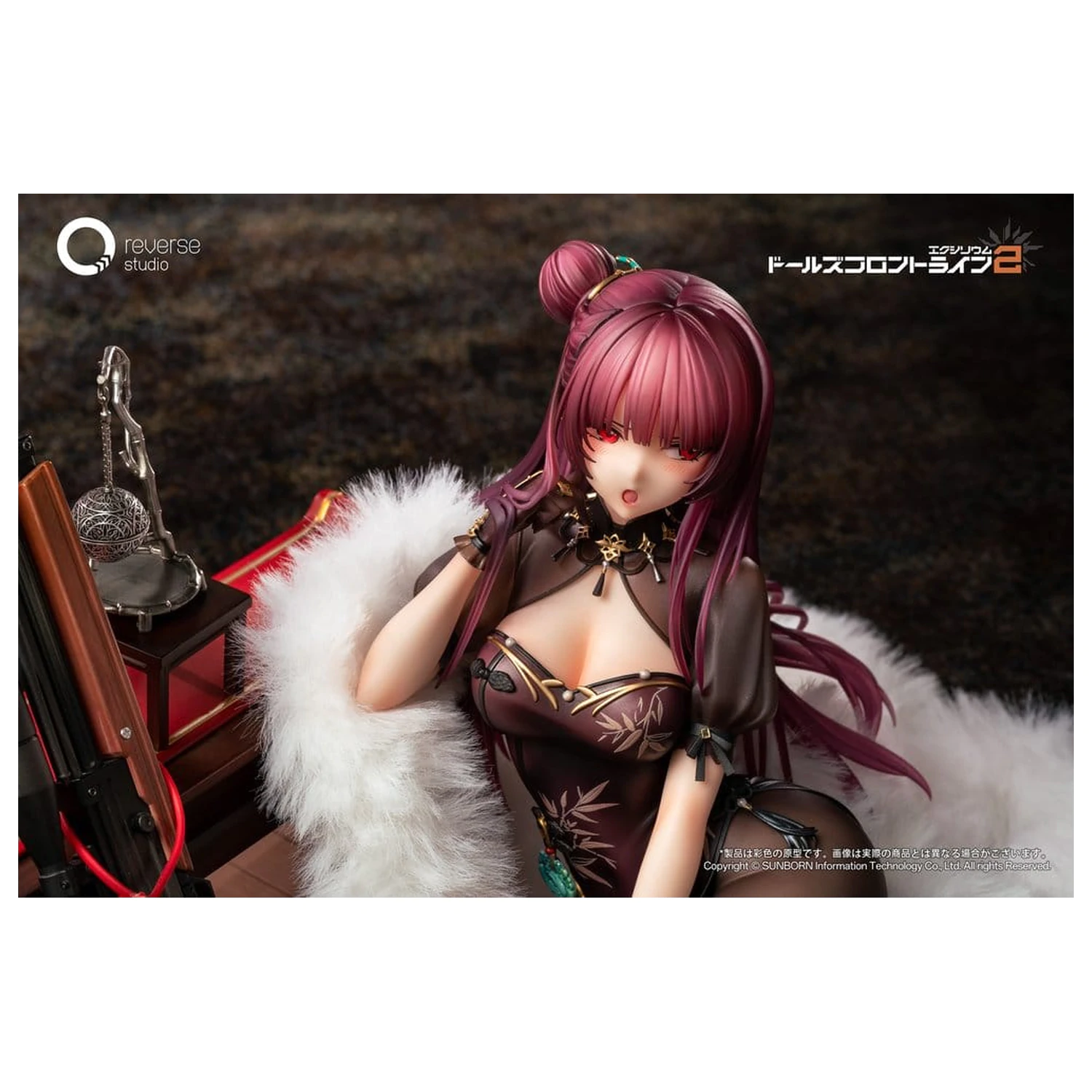Girls´ Frontline 2: Exilium Statue 1/6 Makiatto: Embroidered Bamboo, Blooming Shadows Ver. 13 cm     product photo