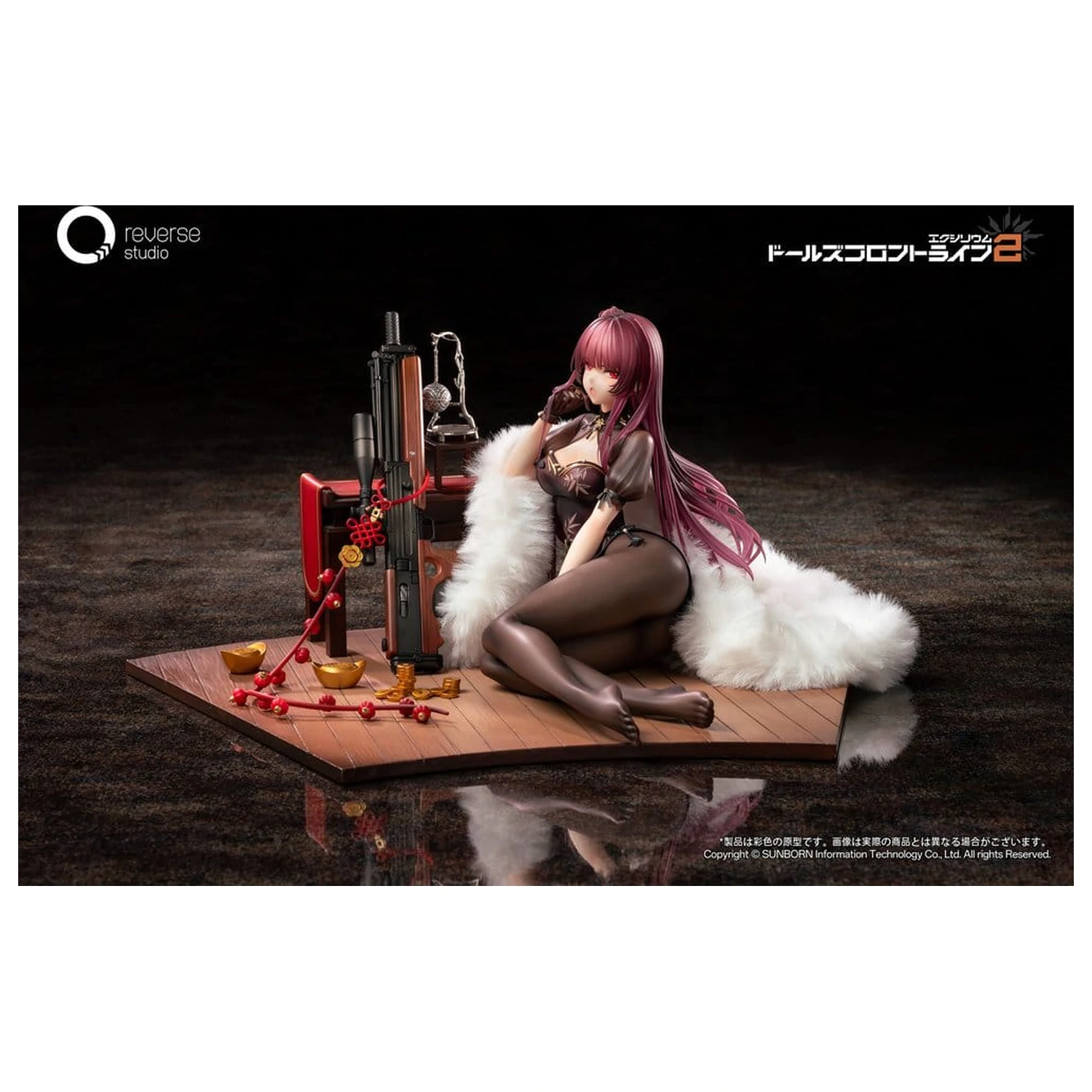 Girls´ Frontline 2: Exilium Statue 1/6 Makiatto: Embroidered Bamboo, Blooming Shadows Ver. 13 cm     product photo