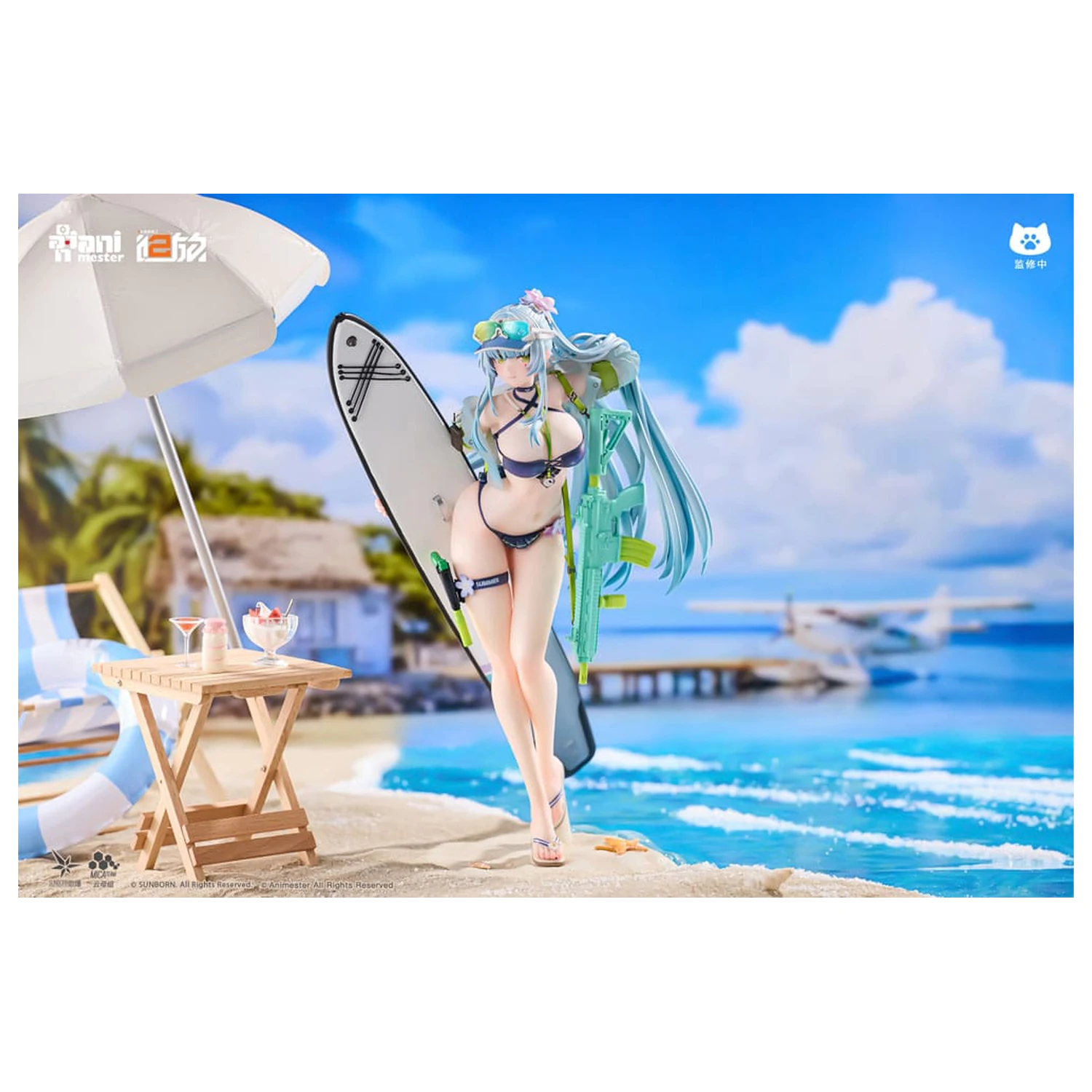 Girls' Frontline 2: Exilium Statue 1/7 HK416 Cerulean Breaker 24 cm product photo