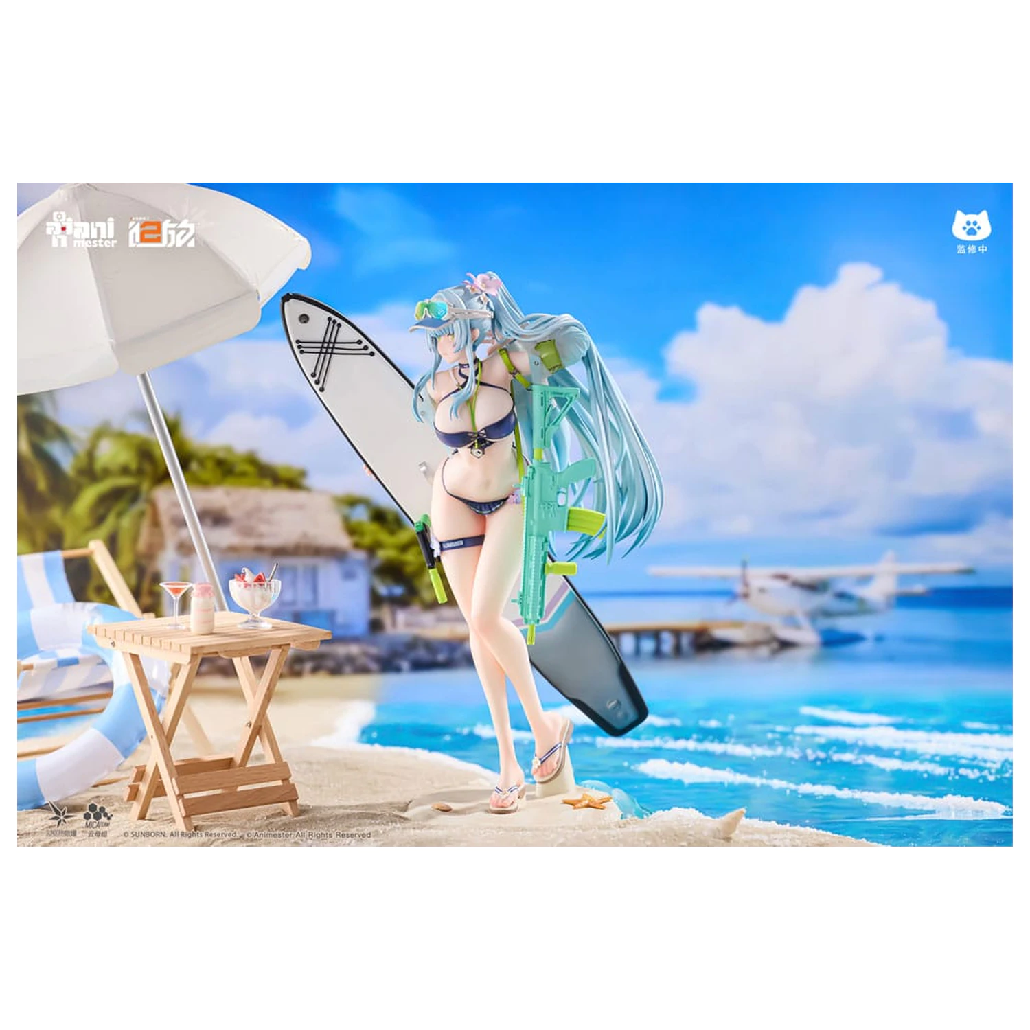 Girls' Frontline 2: Exilium Statue 1/7 HK416 Cerulean Breaker 24 cm product photo