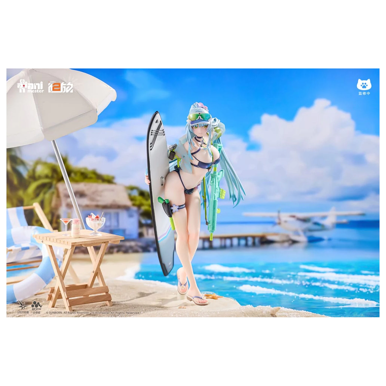 Girls' Frontline 2: Exilium Statue 1/7 HK416 Cerulean Breaker 24 cm product photo