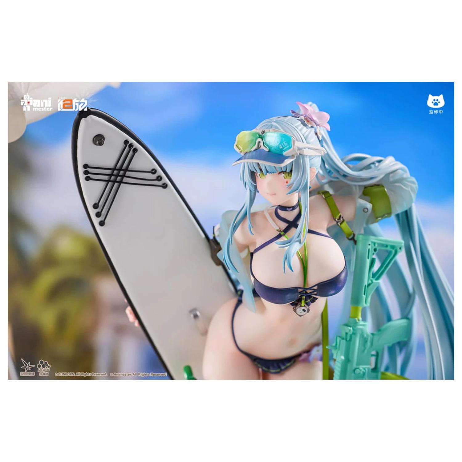 Girls' Frontline 2: Exilium Statue 1/7 HK416 Cerulean Breaker 24 cm product photo