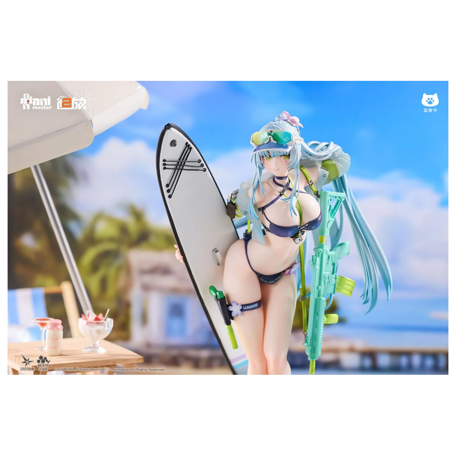 Girls' Frontline 2: Exilium Statue 1/7 HK416 Cerulean Breaker 24 cm product photo