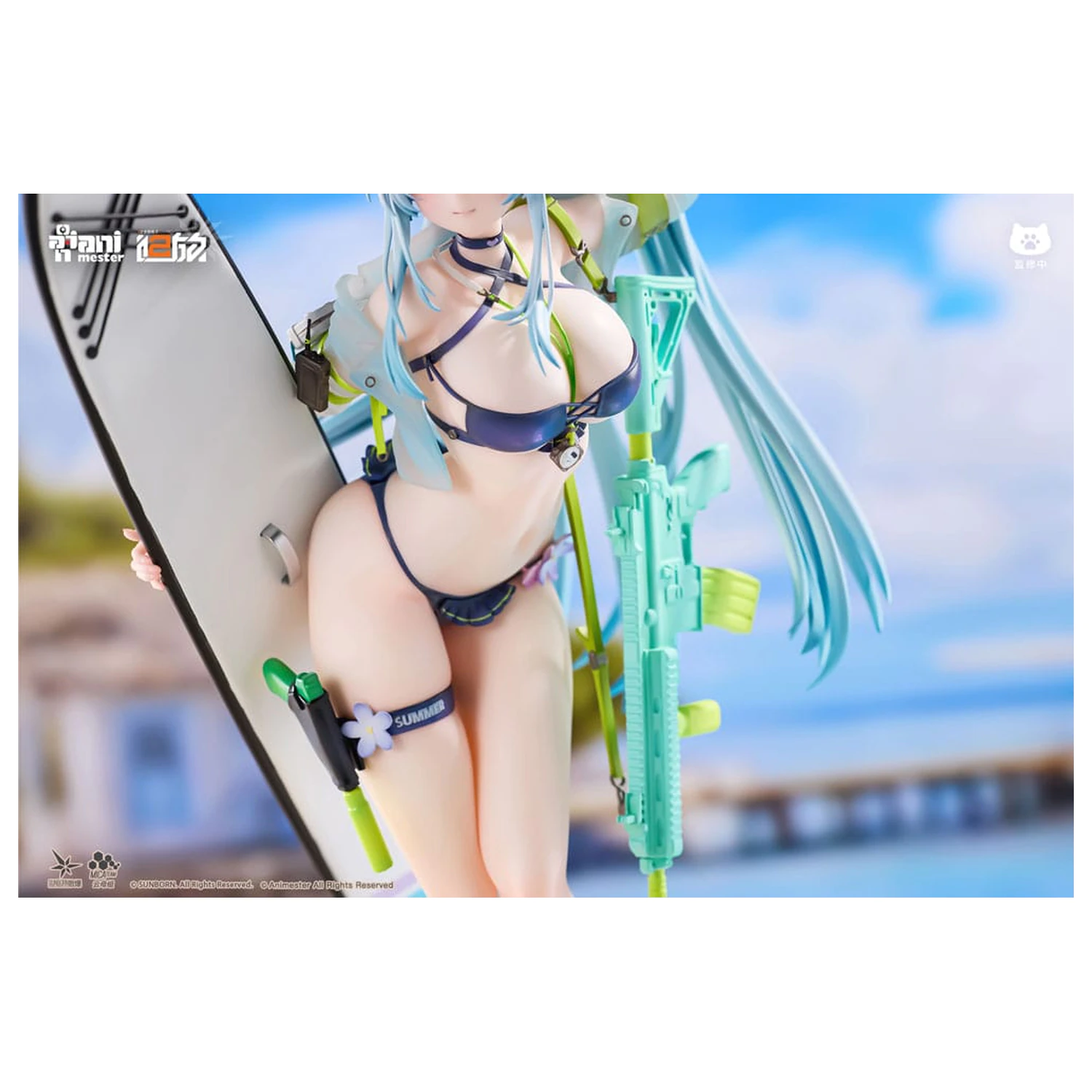 Girls' Frontline 2: Exilium Statue 1/7 HK416 Cerulean Breaker 24 cm product photo