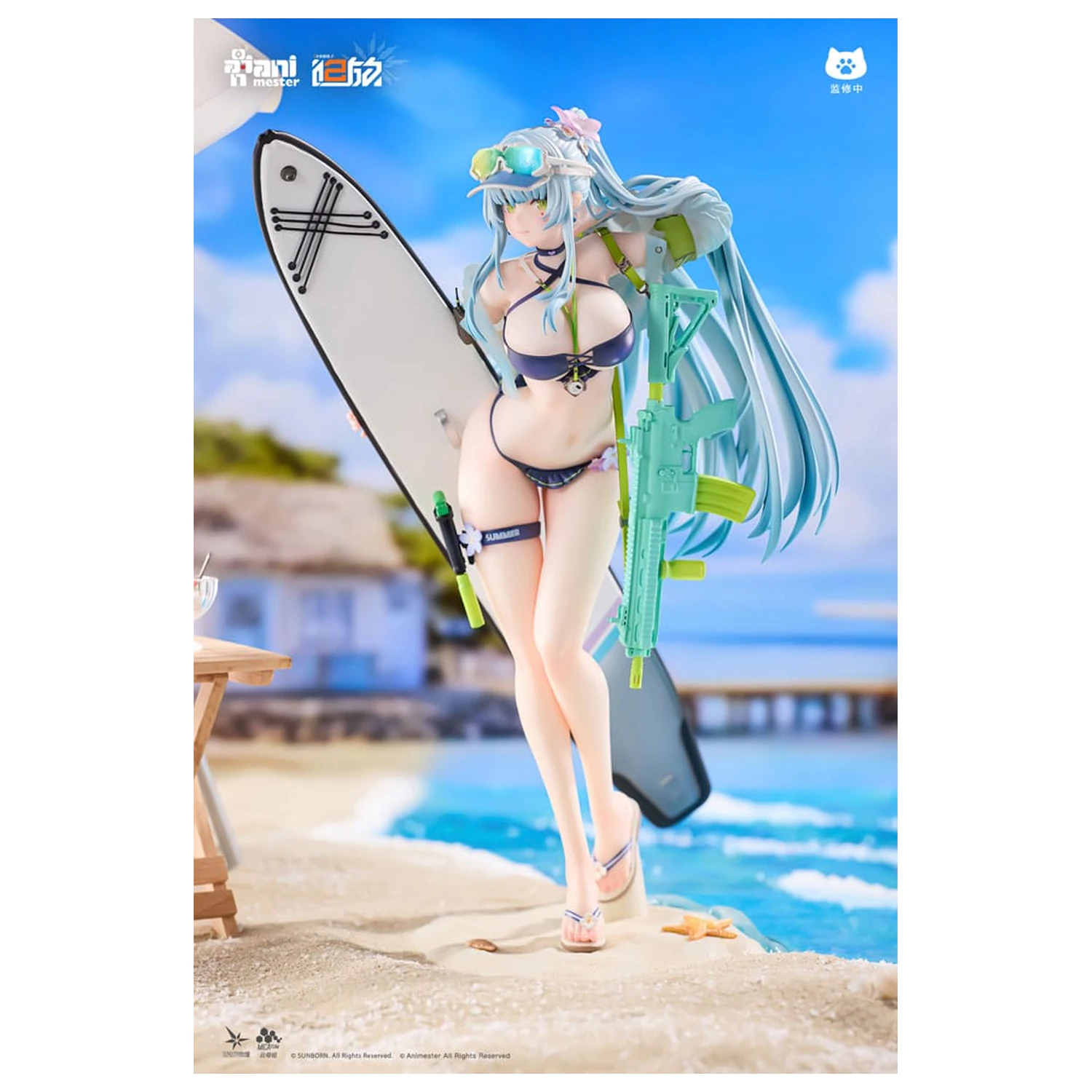 Girls' Frontline 2: Exilium Statue 1/7 HK416 Cerulean Breaker 24 cm product photo