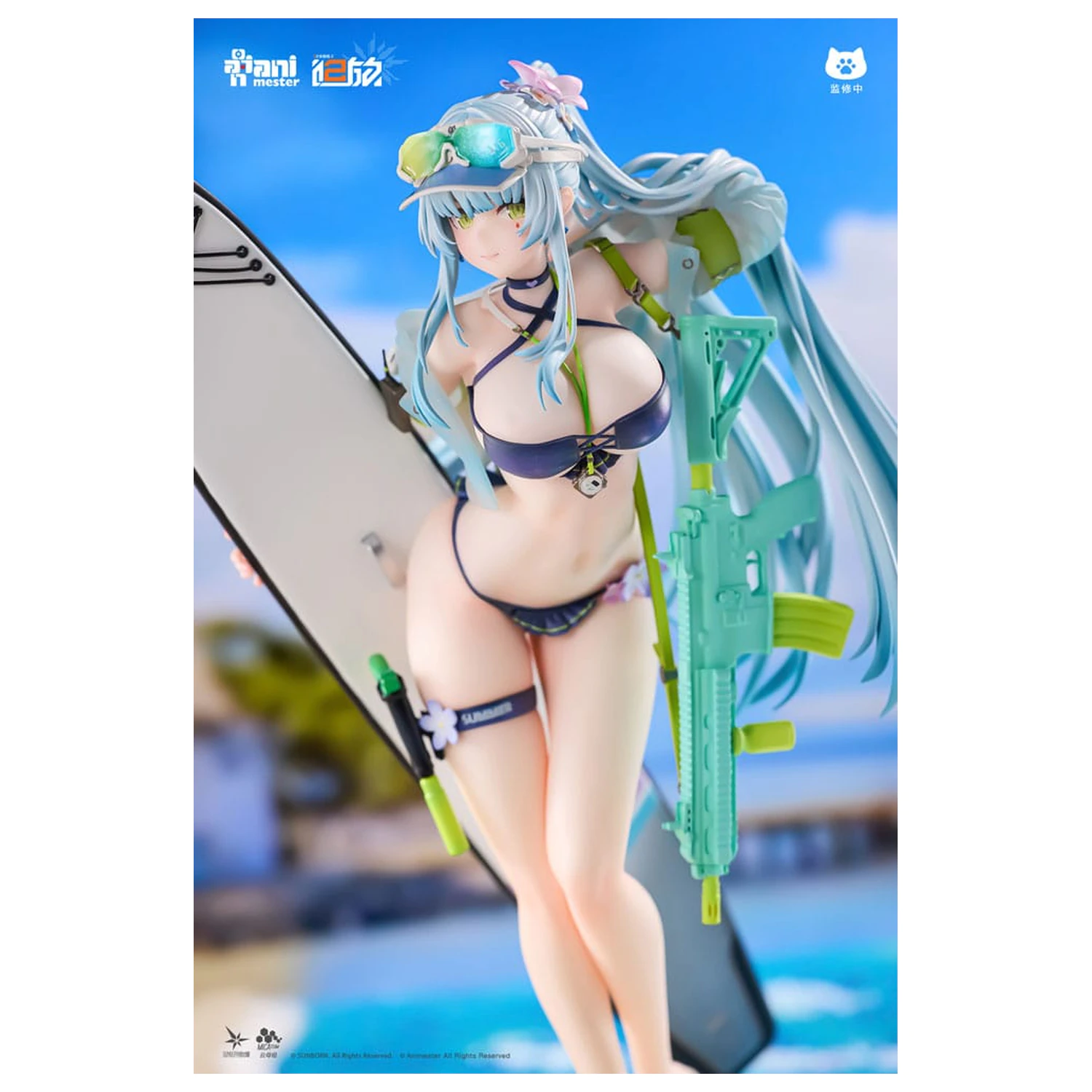 Girls' Frontline 2: Exilium Statue 1/7 HK416 Cerulean Breaker 24 cm product photo