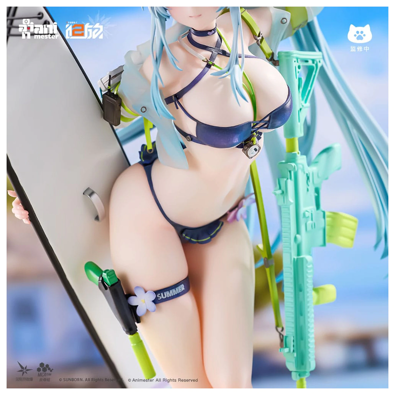 Girls' Frontline 2: Exilium Statue 1/7 HK416 Cerulean Breaker 24 cm product photo