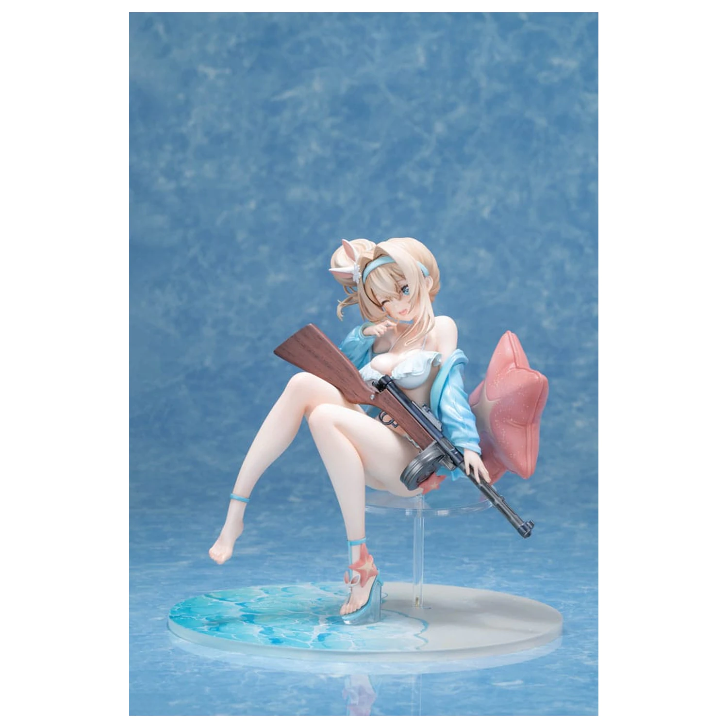 Girls´ Frontline 2: Exilium PVC Statue 1/6 Suomi Sparkling Ocean Ver. 20 cm      product photo