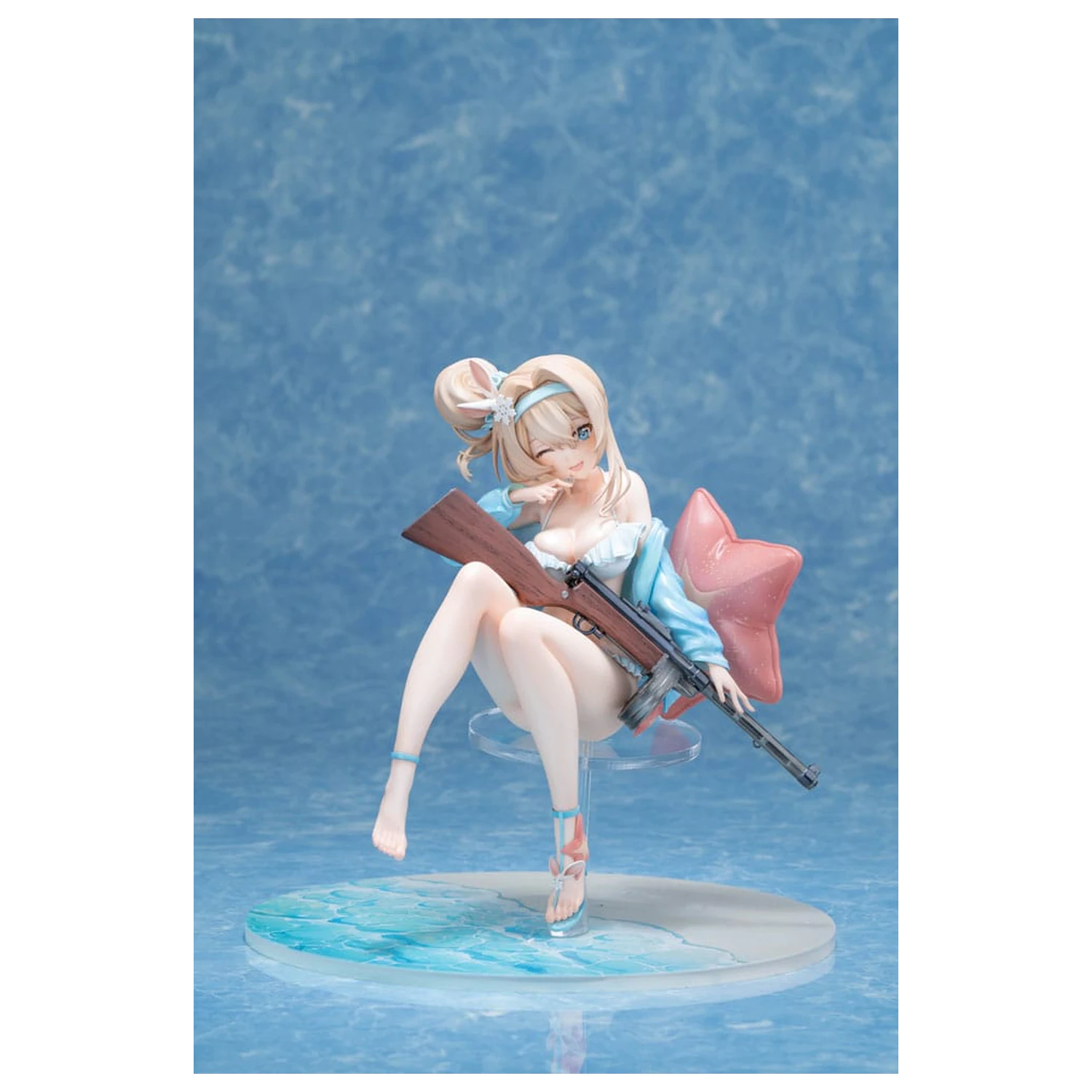 Girls´ Frontline 2: Exilium PVC Statue 1/6 Suomi Sparkling Ocean Ver. 20 cm      product photo