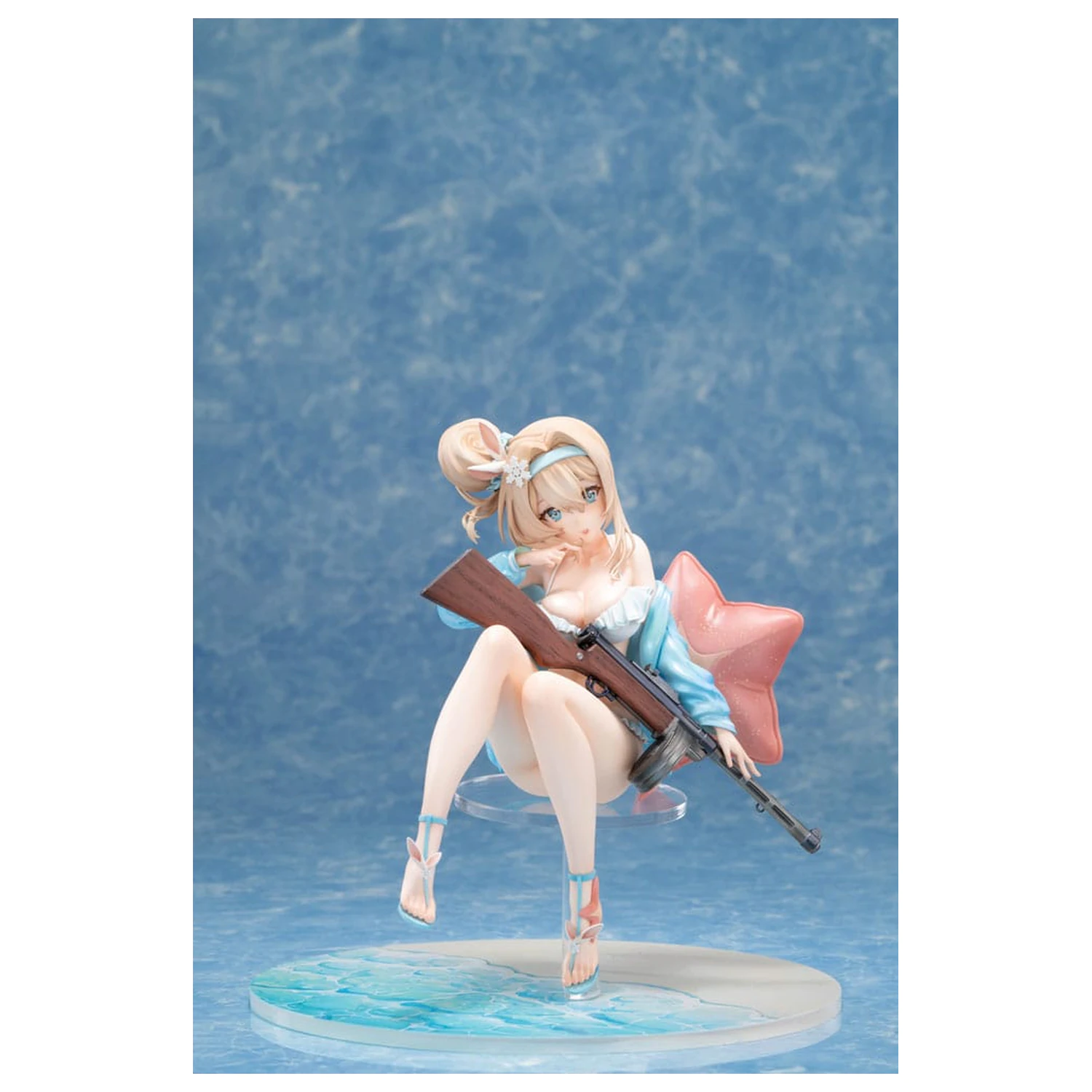 Girls´ Frontline 2: Exilium PVC Statue 1/6 Suomi Sparkling Ocean Ver. 20 cm      product photo