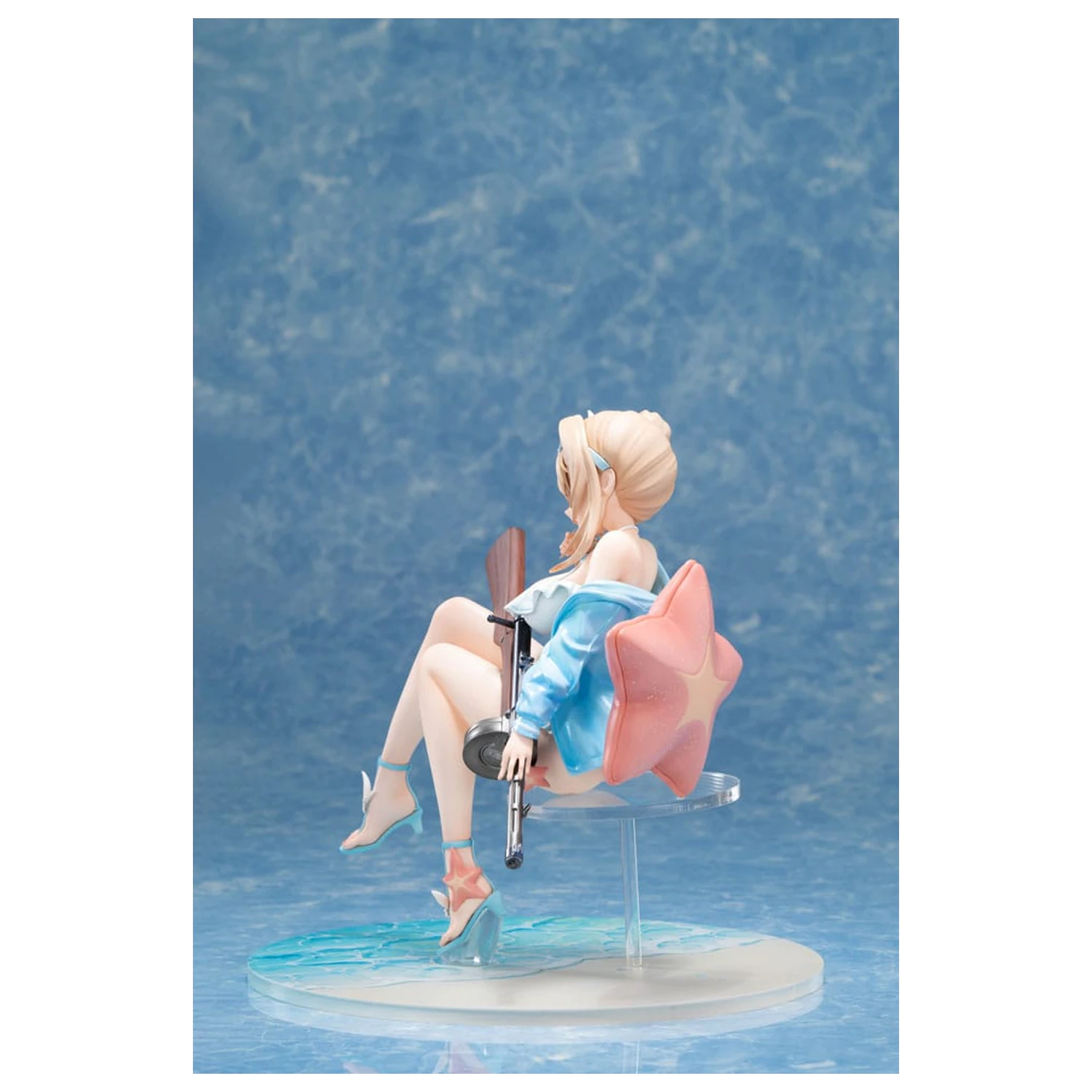 Girls´ Frontline 2: Exilium PVC Statue 1/6 Suomi Sparkling Ocean Ver. 20 cm      product photo