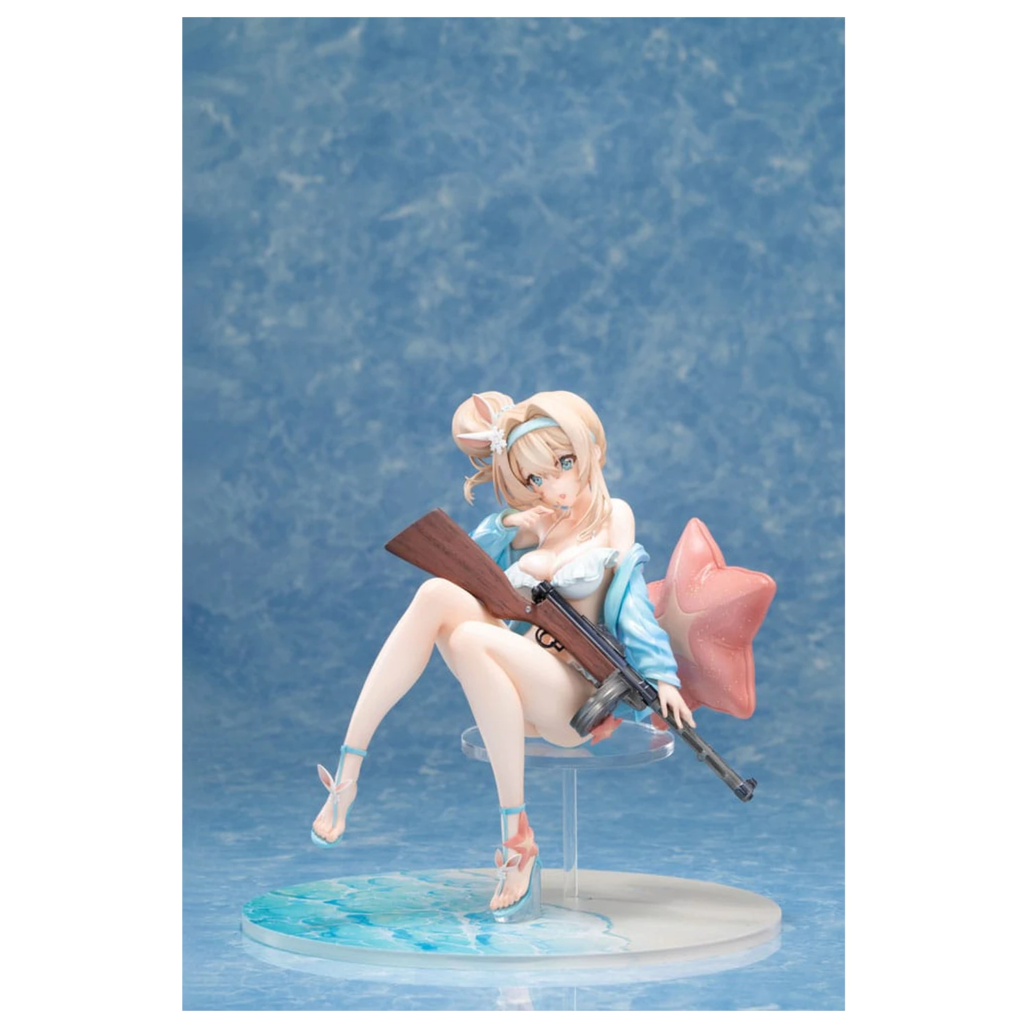 Girls´ Frontline 2: Exilium PVC Statue 1/6 Suomi Sparkling Ocean Ver. 20 cm      product photo