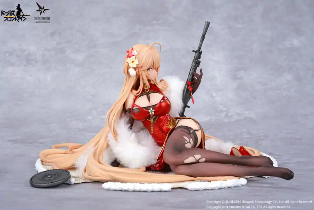 Girls' Frontline: Neural Cloud PVC Statue 1/7 DP28 Coiled Morning Glory Heavy Damage Ver. 14 cm product photo