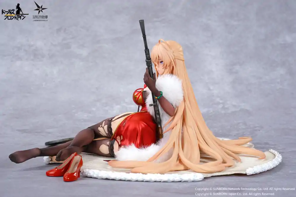 Girls' Frontline: Neural Cloud PVC Statue 1/7 DP28 Coiled Morning Glory Heavy Damage Ver. 14 cm product photo