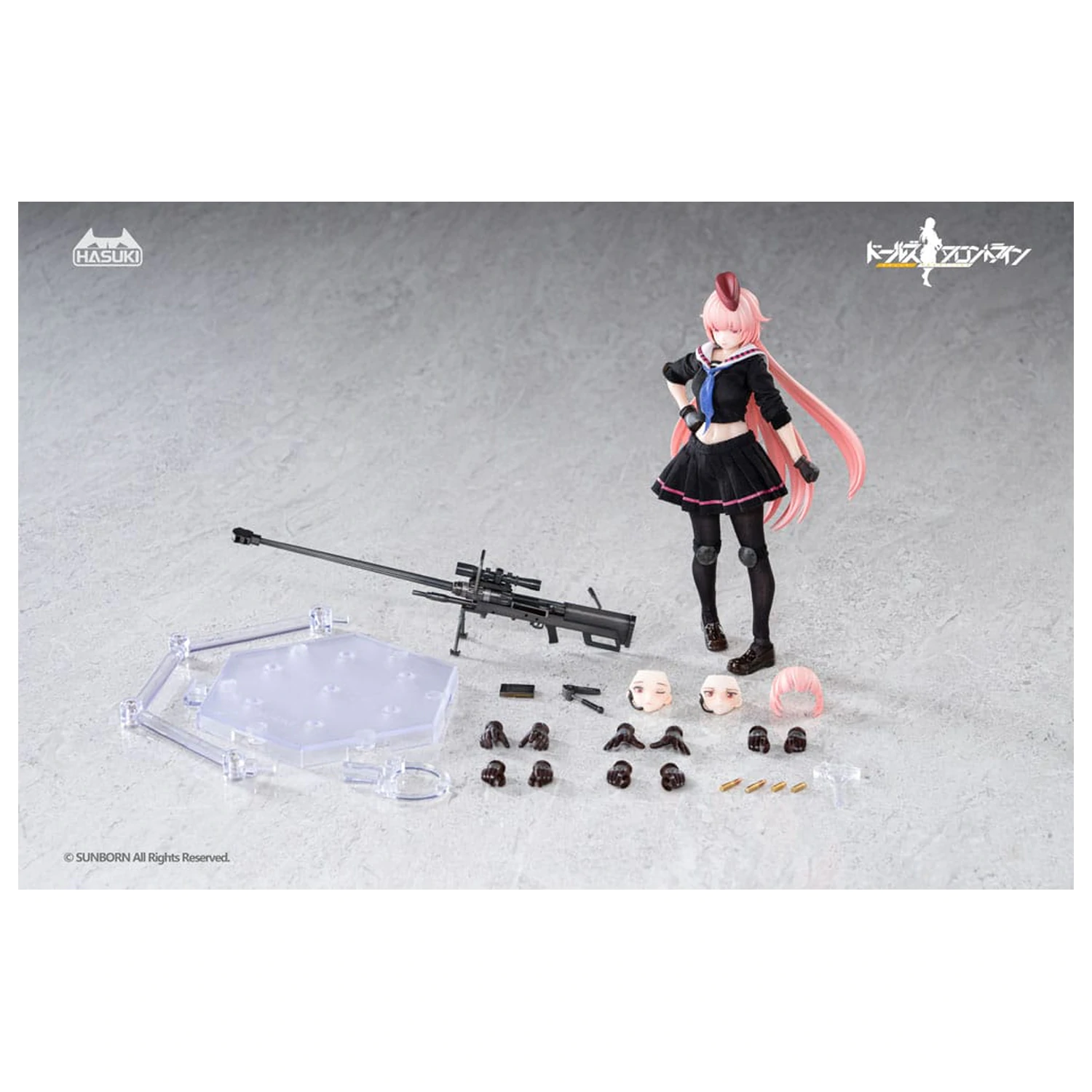 Girls´ Frontline Pocket Art Action Action Figure 1/12 PA011 NTW-20 16 cm     product photo