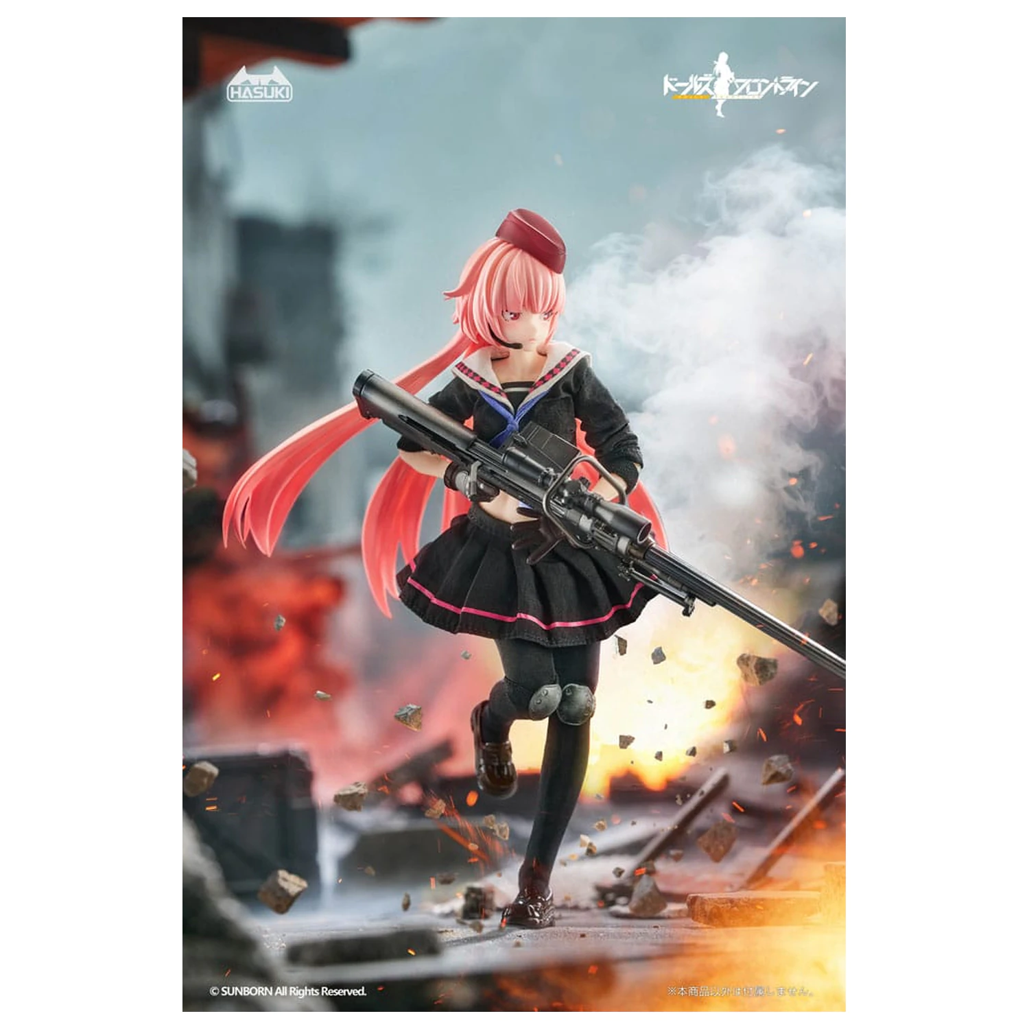 Girls´ Frontline Pocket Art Action Action Figure 1/12 PA011 NTW-20 16 cm     product photo