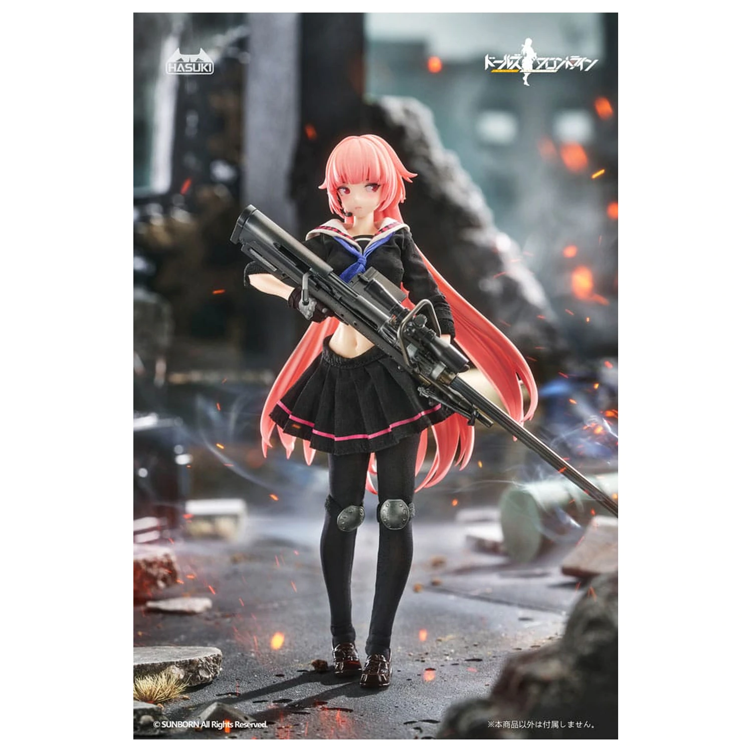 Girls´ Frontline Pocket Art Action Action Figure 1/12 PA011 NTW-20 16 cm     product photo