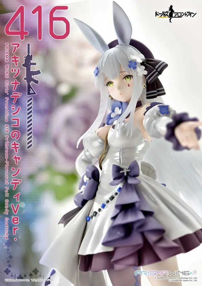 Girls' Frontline Prisma Wing PVC Statue 1/7 Primrose-Flavored Foil Candy Costume 25 cm product photo