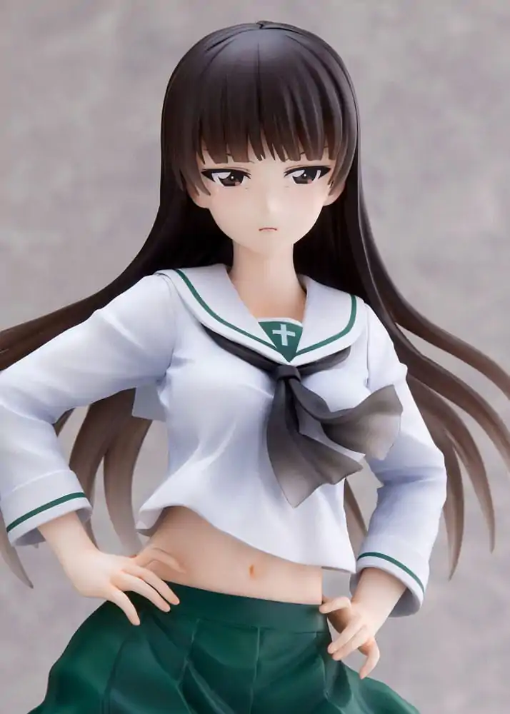 Girls und Panzer Senshadou Daisakusen! PVC Statue 1/7 Shiho Nishizumi Oarai Girls High 25 cm termékfotó