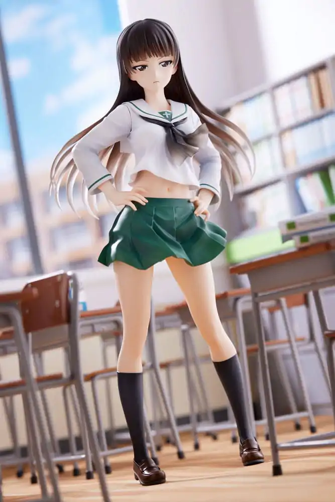 Girls und Panzer Senshadou Daisakusen! PVC Statue 1/7 Shiho Nishizumi Oarai Girls High 25 cm termékfotó