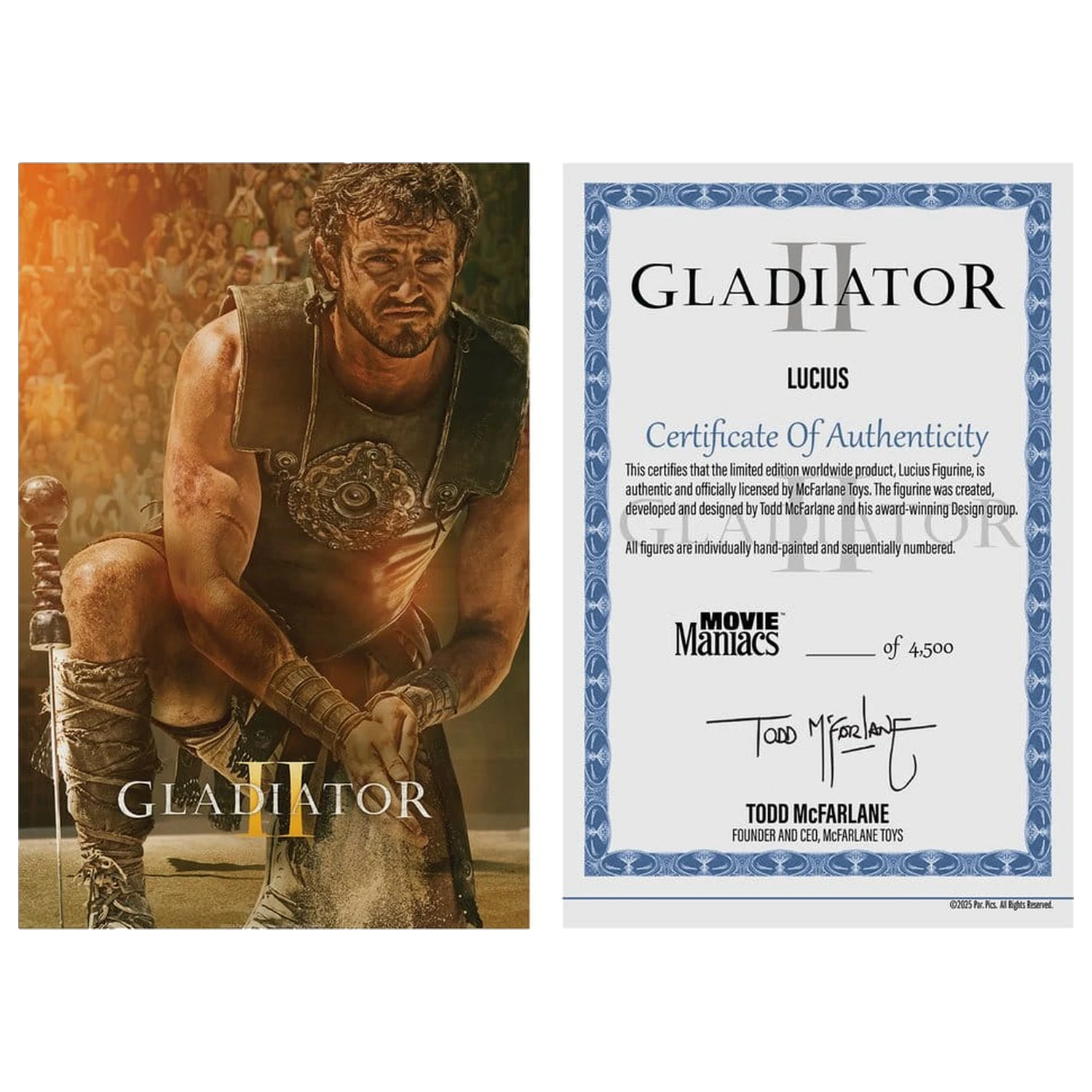 Gladiator II Movie Maniacs Statue Lucius 16 cm product photo