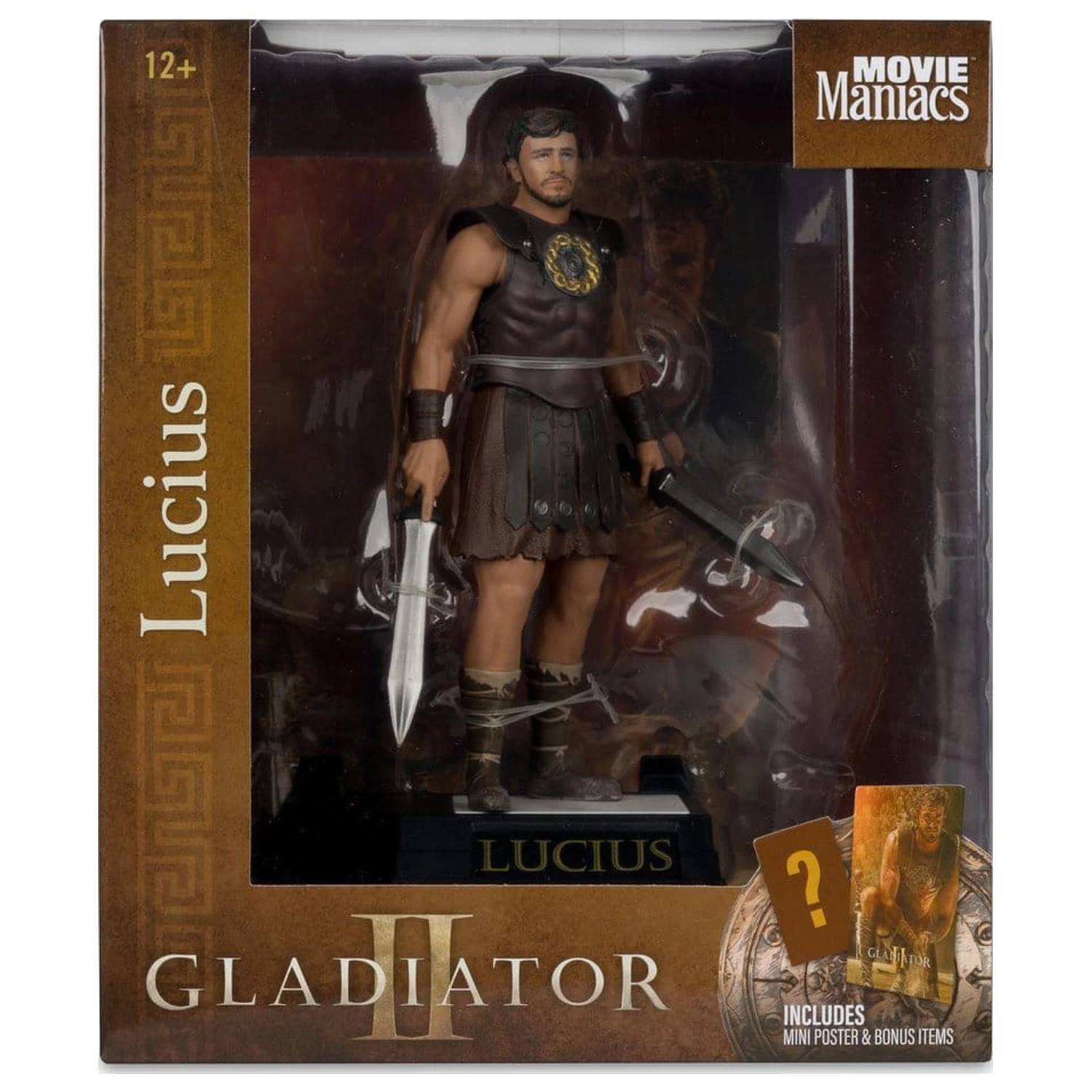 Gladiator II Movie Maniacs Statue Lucius 16 cm product photo