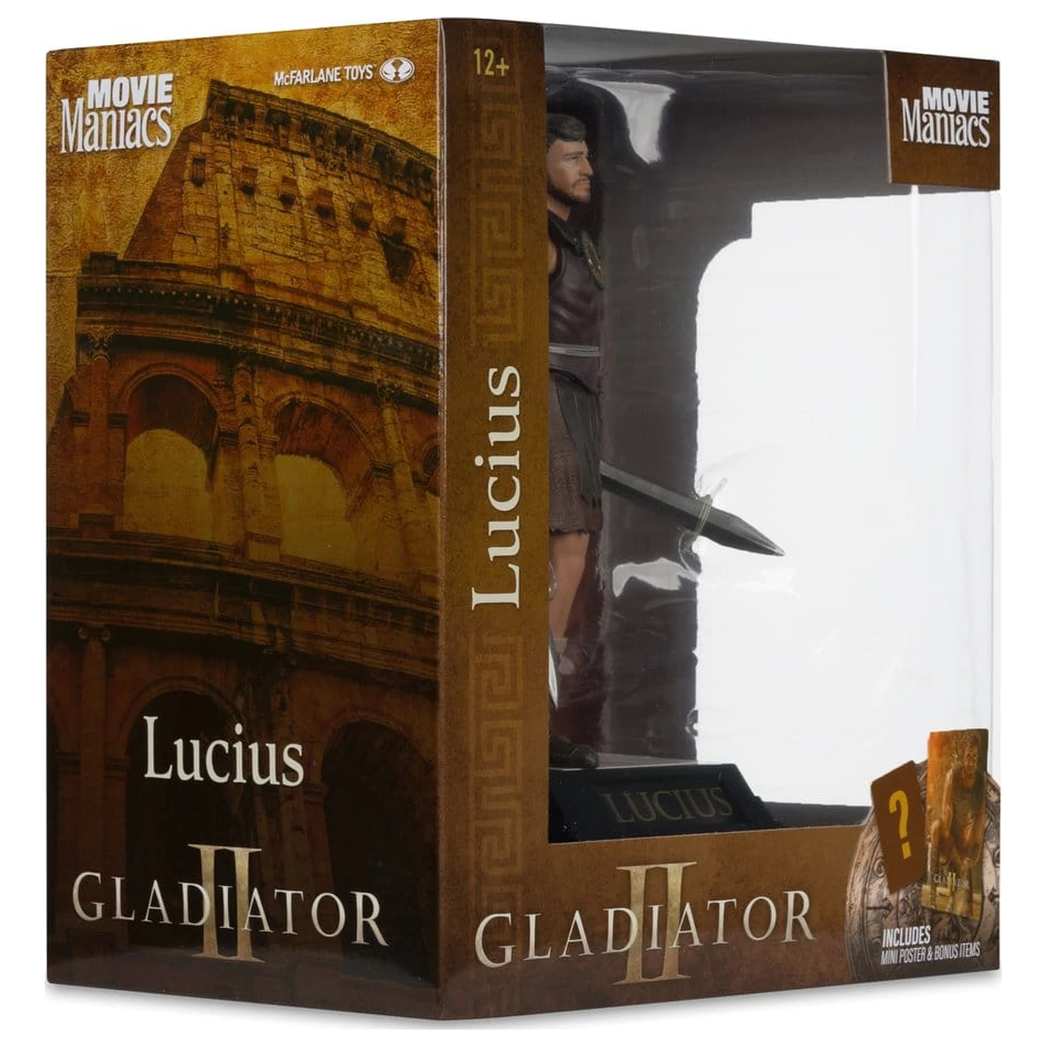 Gladiator II Movie Maniacs Statue Lucius 16 cm product photo