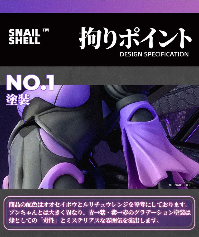 GN Project Action Figure 1/12 BEE-04R Argidae Girl Ruririn 17 cm product photo