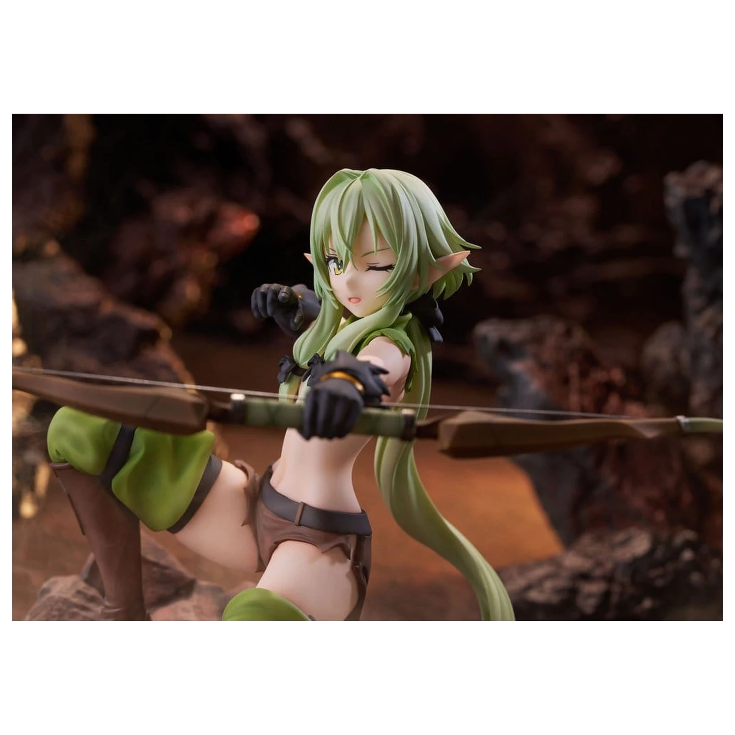 Goblin Slayer II PVC Figure 1/7 High Elf Archer battle with goblins Ver. AmiAmi Limited Edition 16 cm product photo