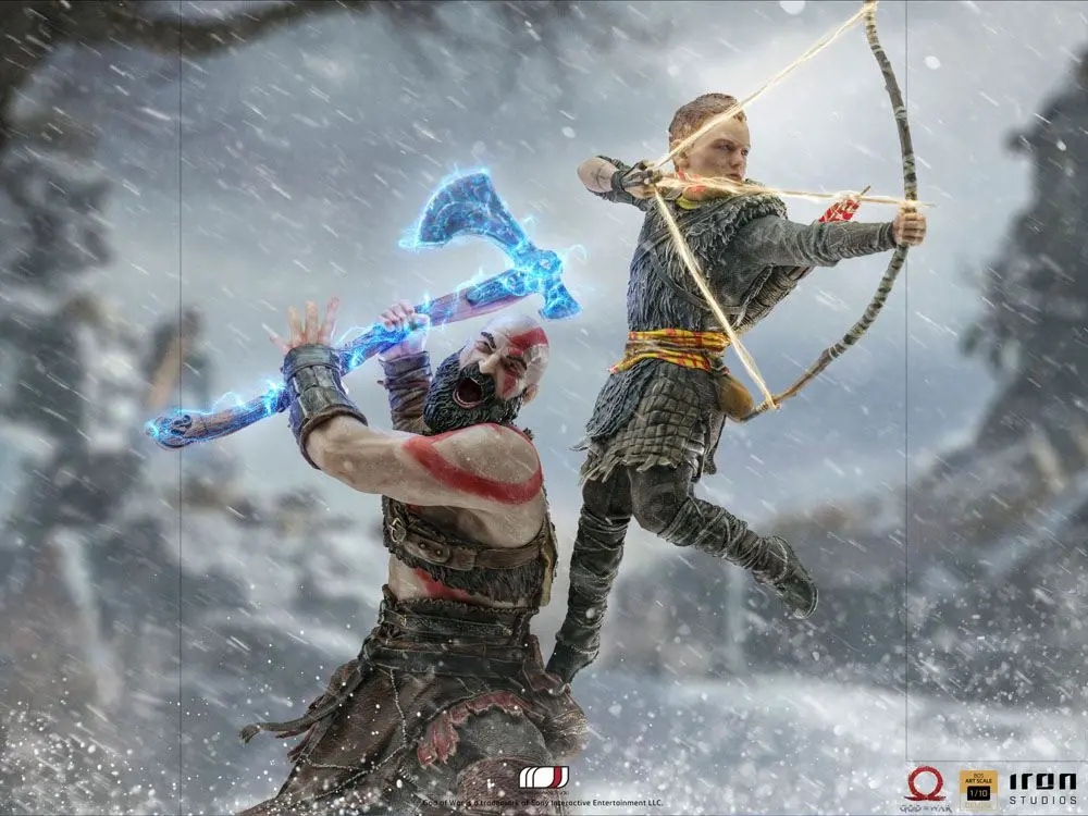 God of War BDS Art Scale Statue 1/10 Kratos & Atreus 34 cm product photo