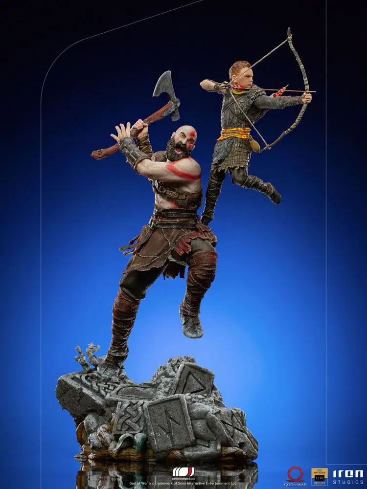 God of War BDS Art Scale Statue 1/10 Kratos & Atreus 34 cm product photo