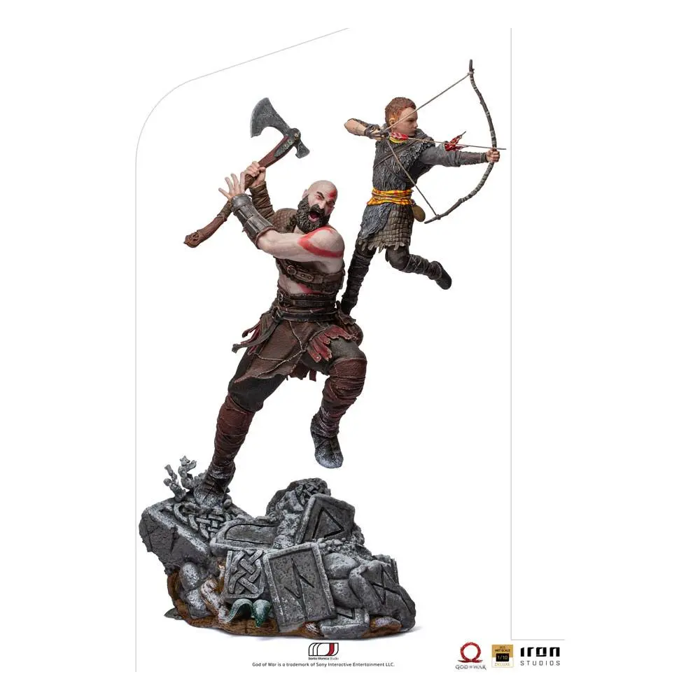 God of War BDS Art Scale Statue 1/10 Kratos & Atreus 34 cm termékfotó