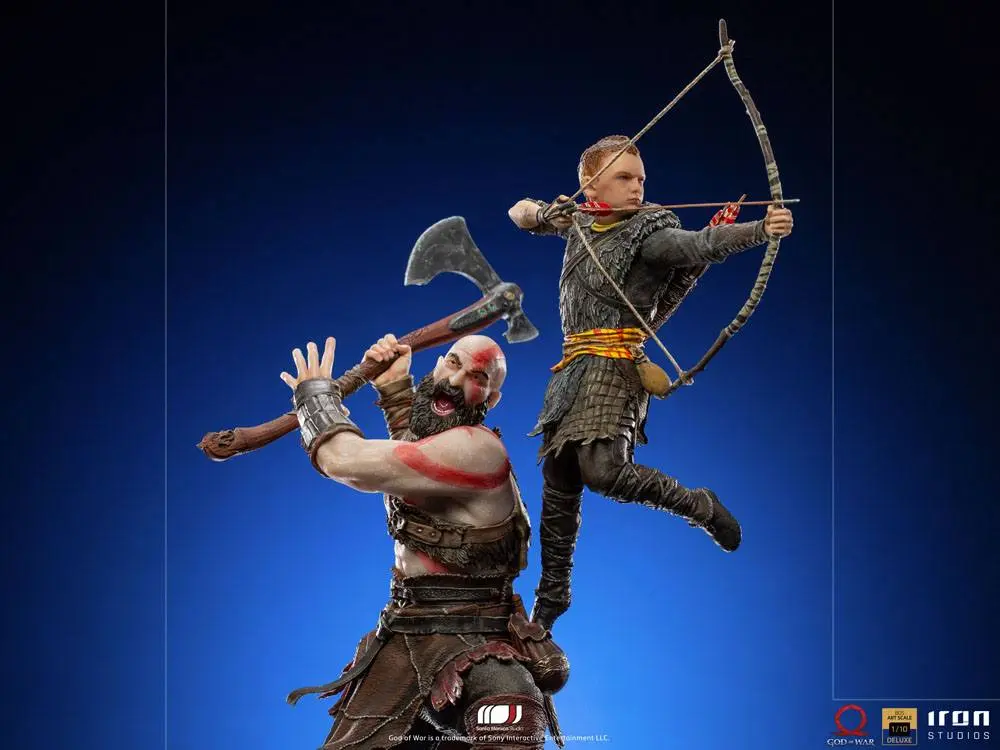 God of War BDS Art Scale Statue 1/10 Kratos & Atreus 34 cm product photo