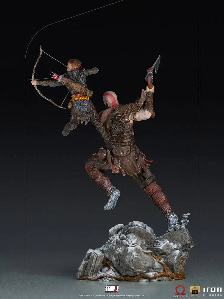 God of War BDS Art Scale Statue 1/10 Kratos & Atreus 34 cm product photo