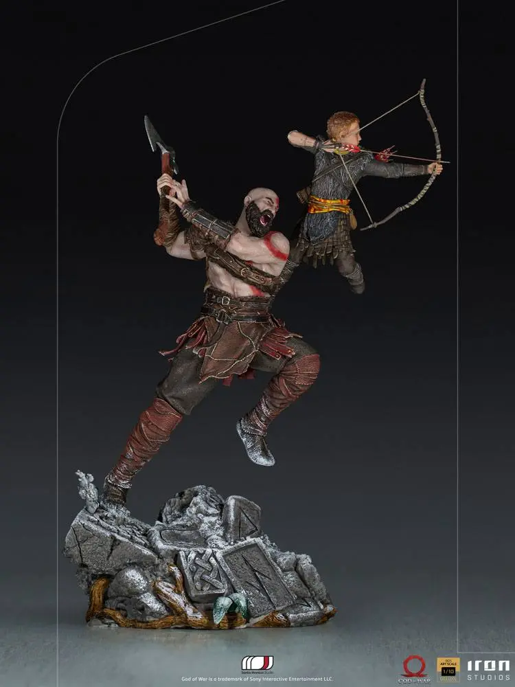 God of War BDS Art Scale Statue 1/10 Kratos & Atreus 34 cm product photo