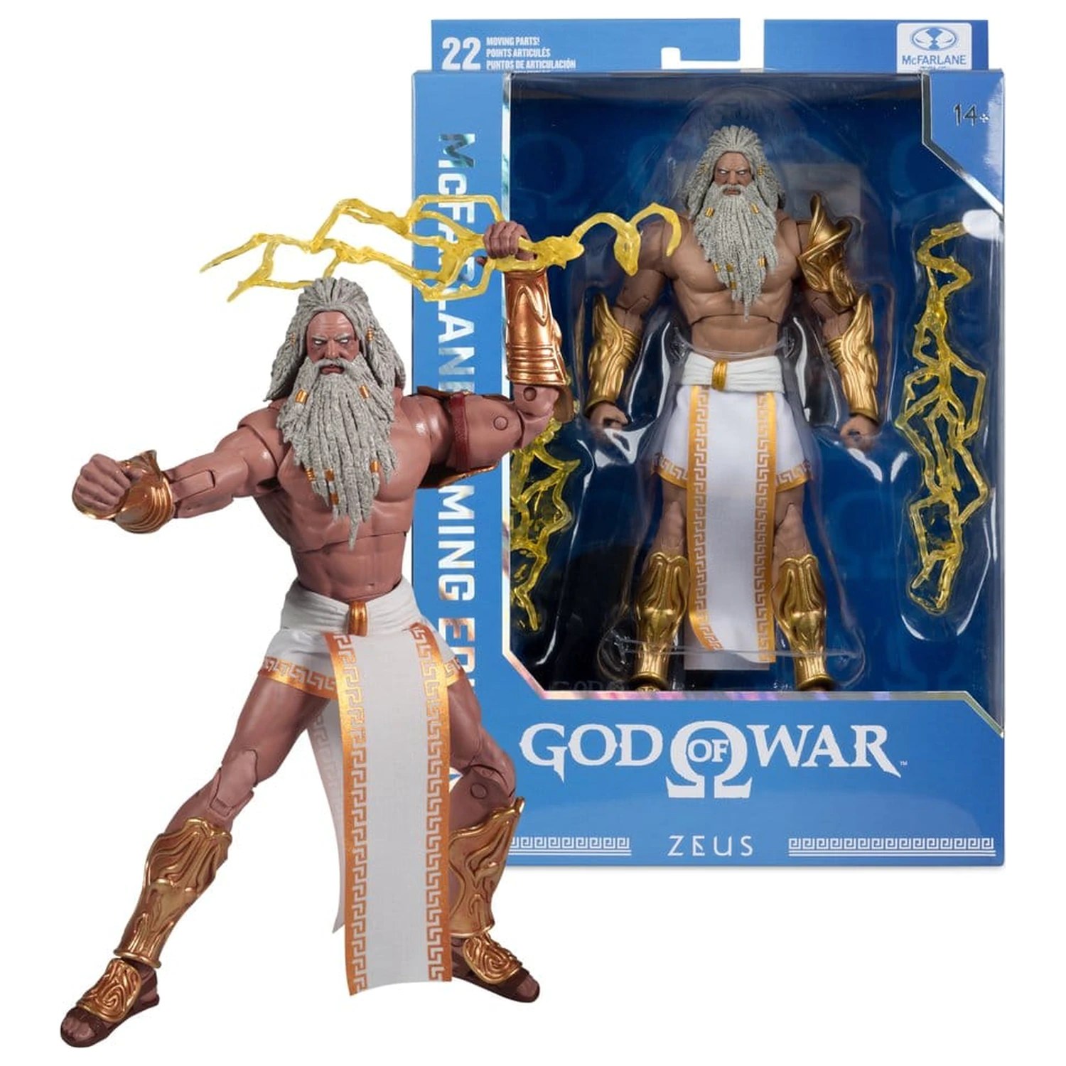 God of War McFarlane Gaming Edition Action Figure Zeus 18 cm product photo