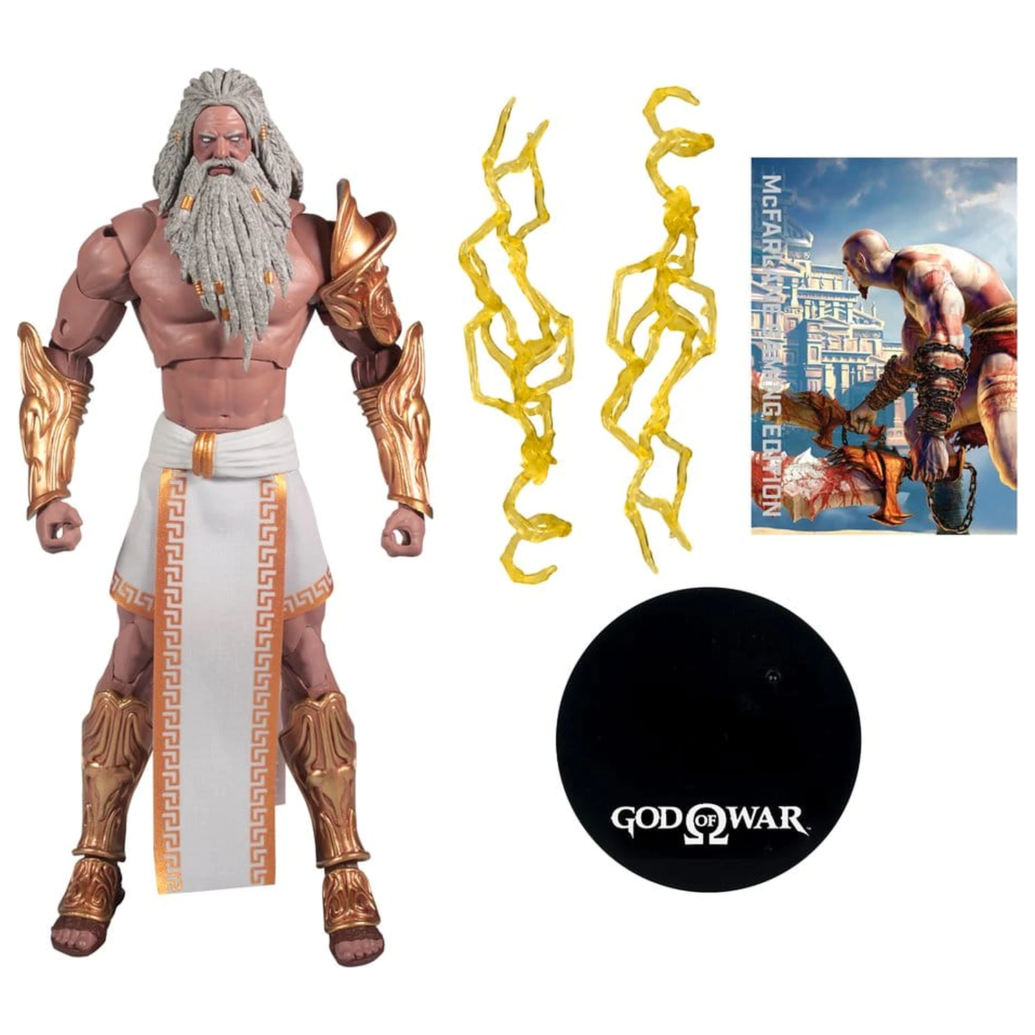 God of War McFarlane Gaming Edition Action Figure Zeus 18 cm product photo