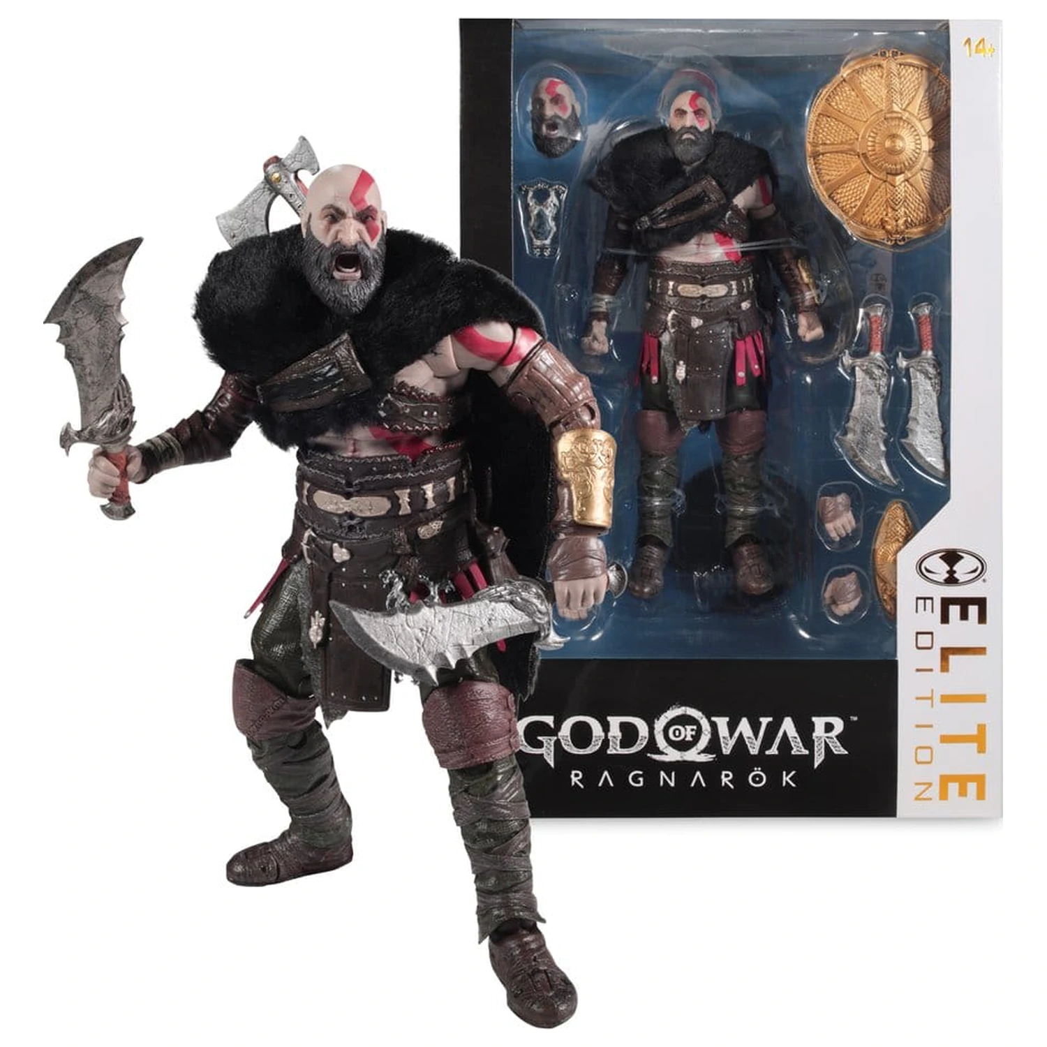 God of War Ragnarok McFarlane Elite Edition Deluxe Action Figure Kratos #18 18 cm product photo