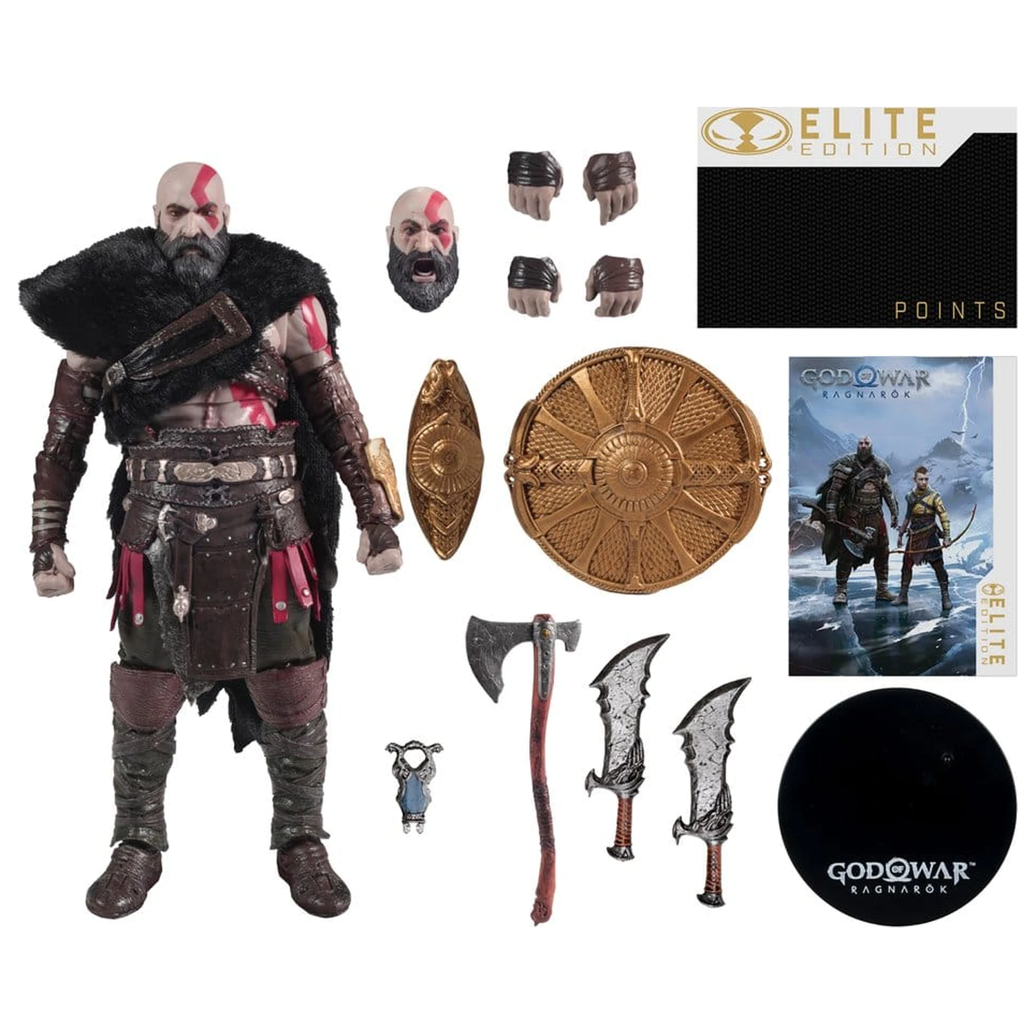 God of War Ragnarok McFarlane Elite Edition Deluxe Action Figure Kratos #18 18 cm product photo