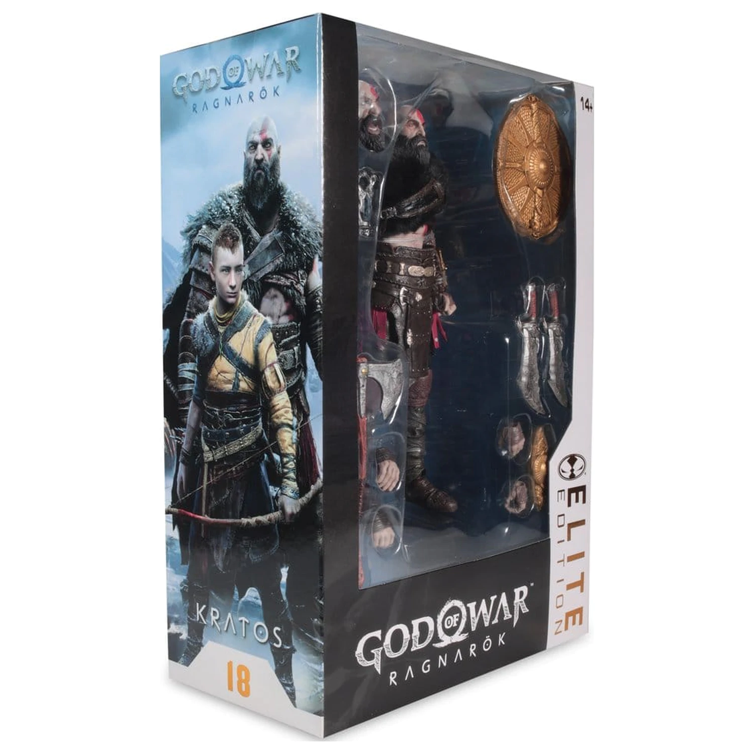 God of War Ragnarok McFarlane Elite Edition Deluxe Action Figure Kratos #18 18 cm product photo