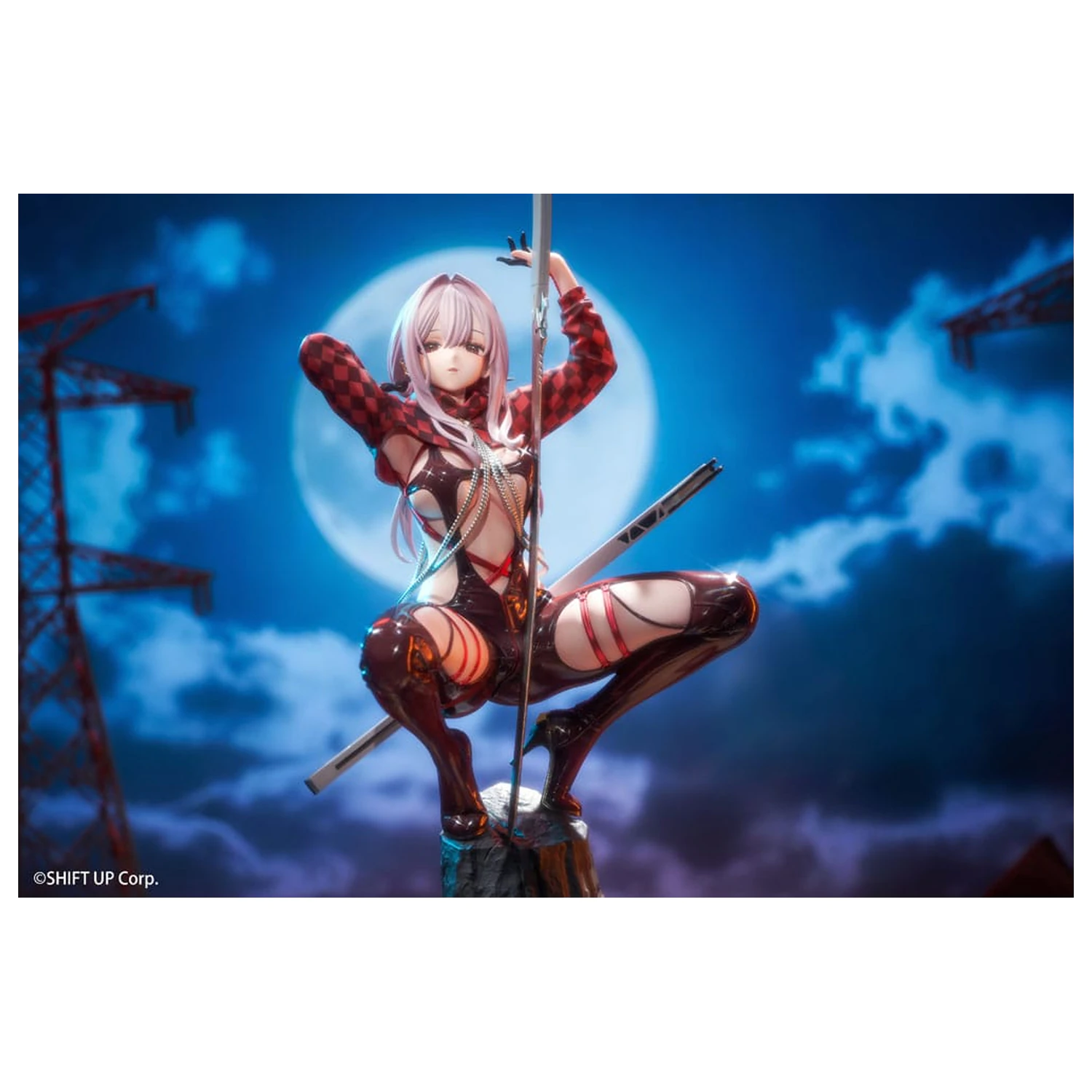 Goddess of Victory: Nikke PVC Statue 1/10 Scarlet: Racer's High 22 cm   product photo