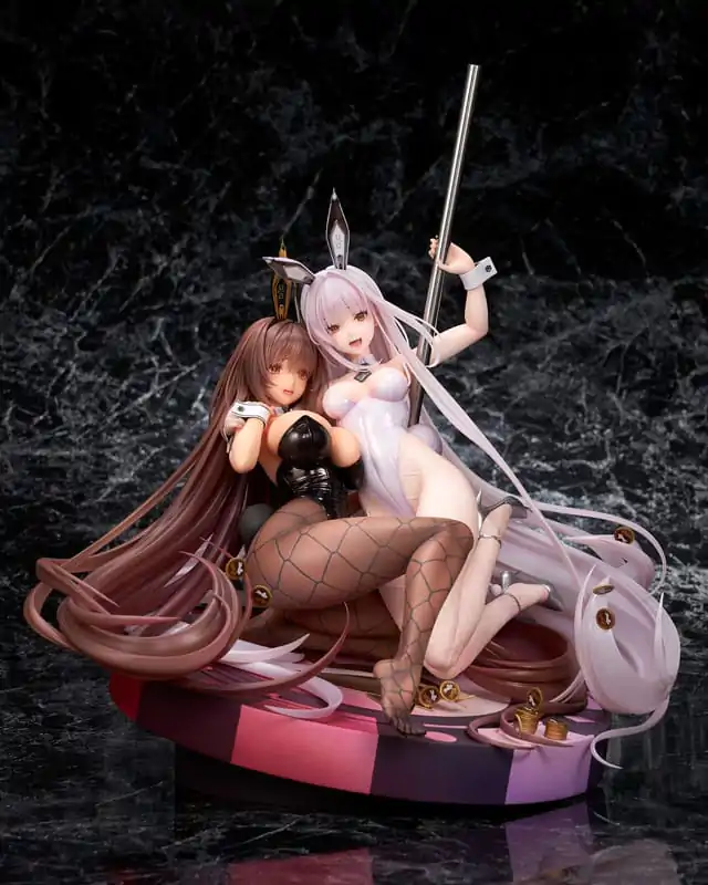 Goddess of Victory: Nikke Statue 1/7 Noir & Blanc Bunny X 777 Ver. 28 cm product photo